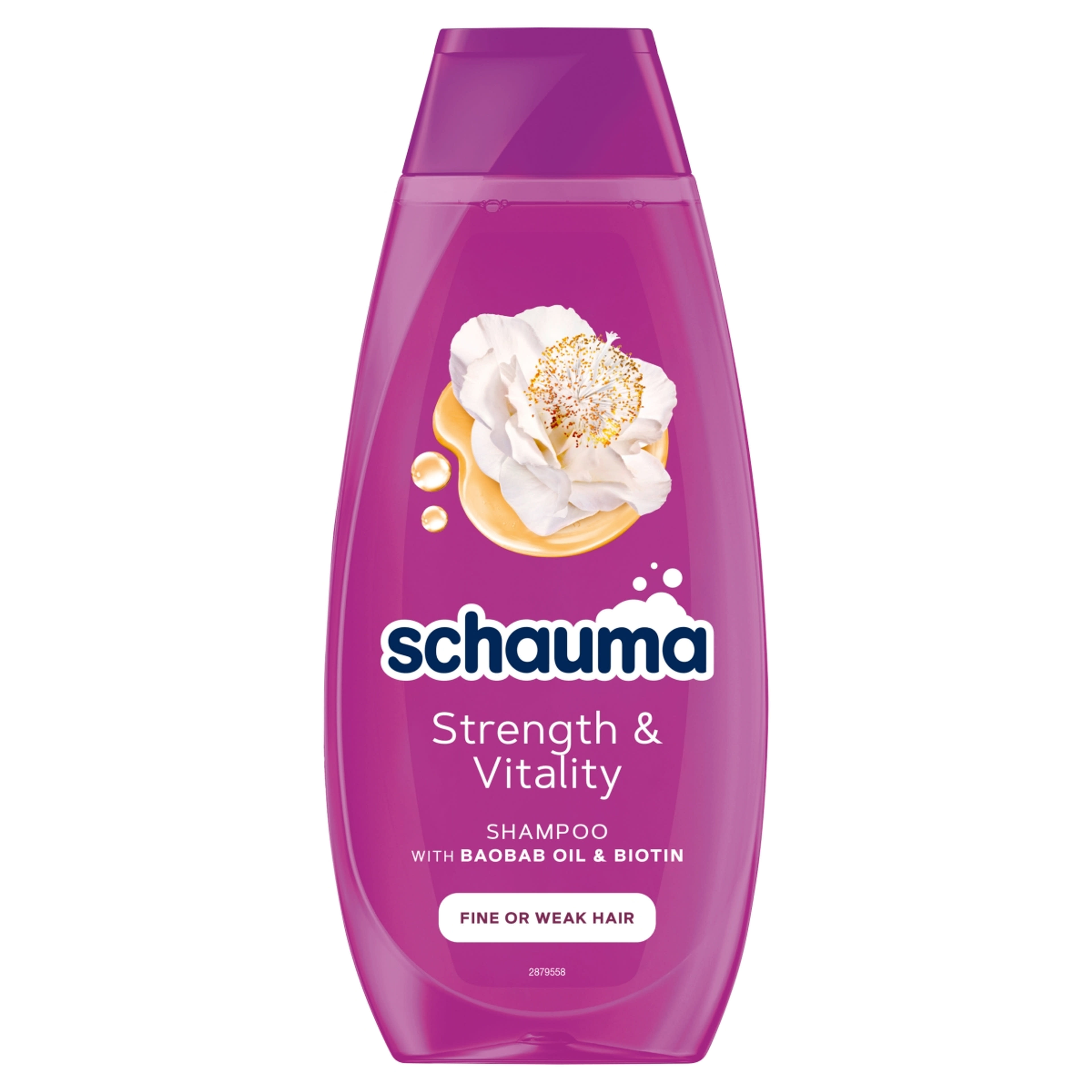 Schauma sampon strenght&vitality - 400 ml