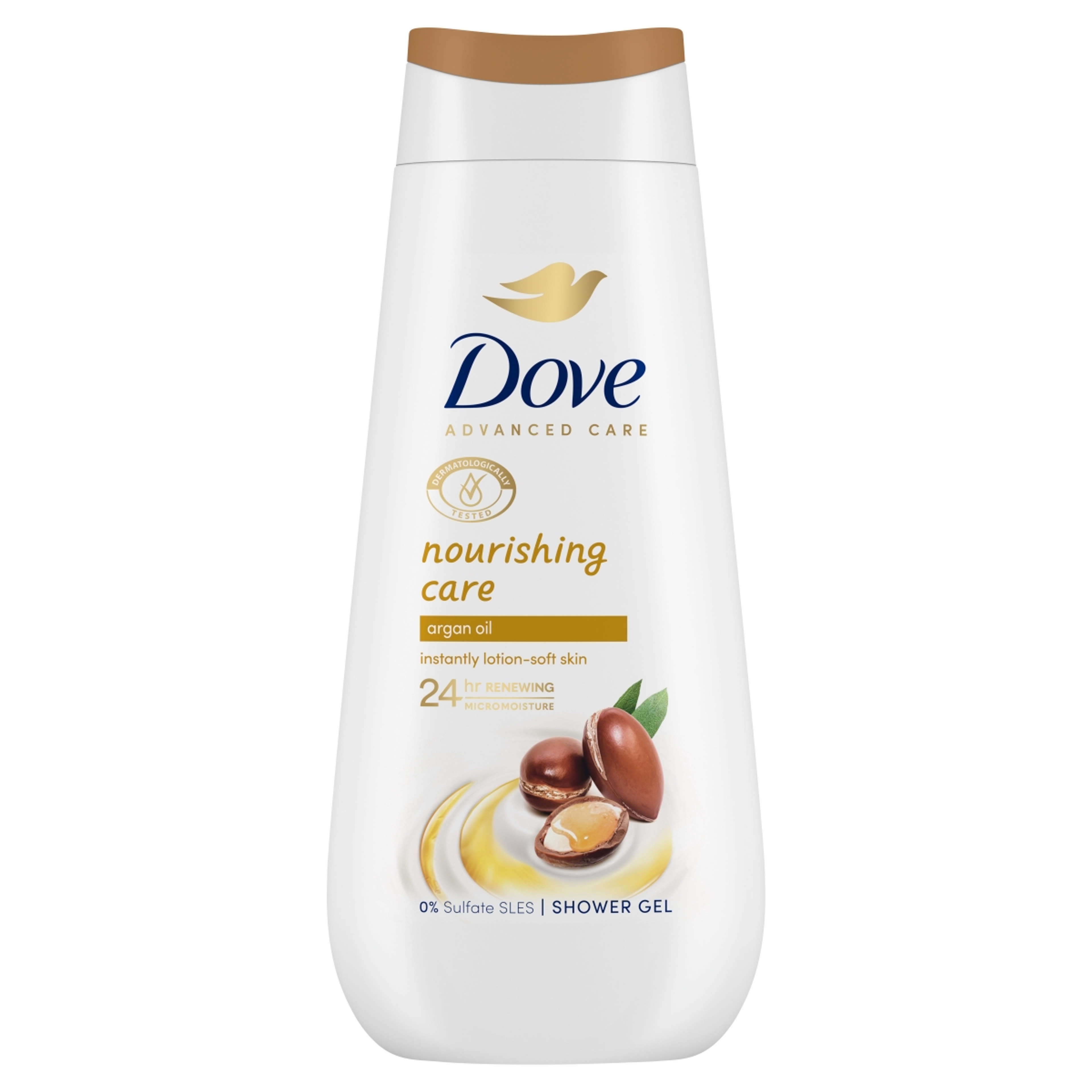 Dove Advanced Care Nourishing Care krémtusfürdő - 225 ml