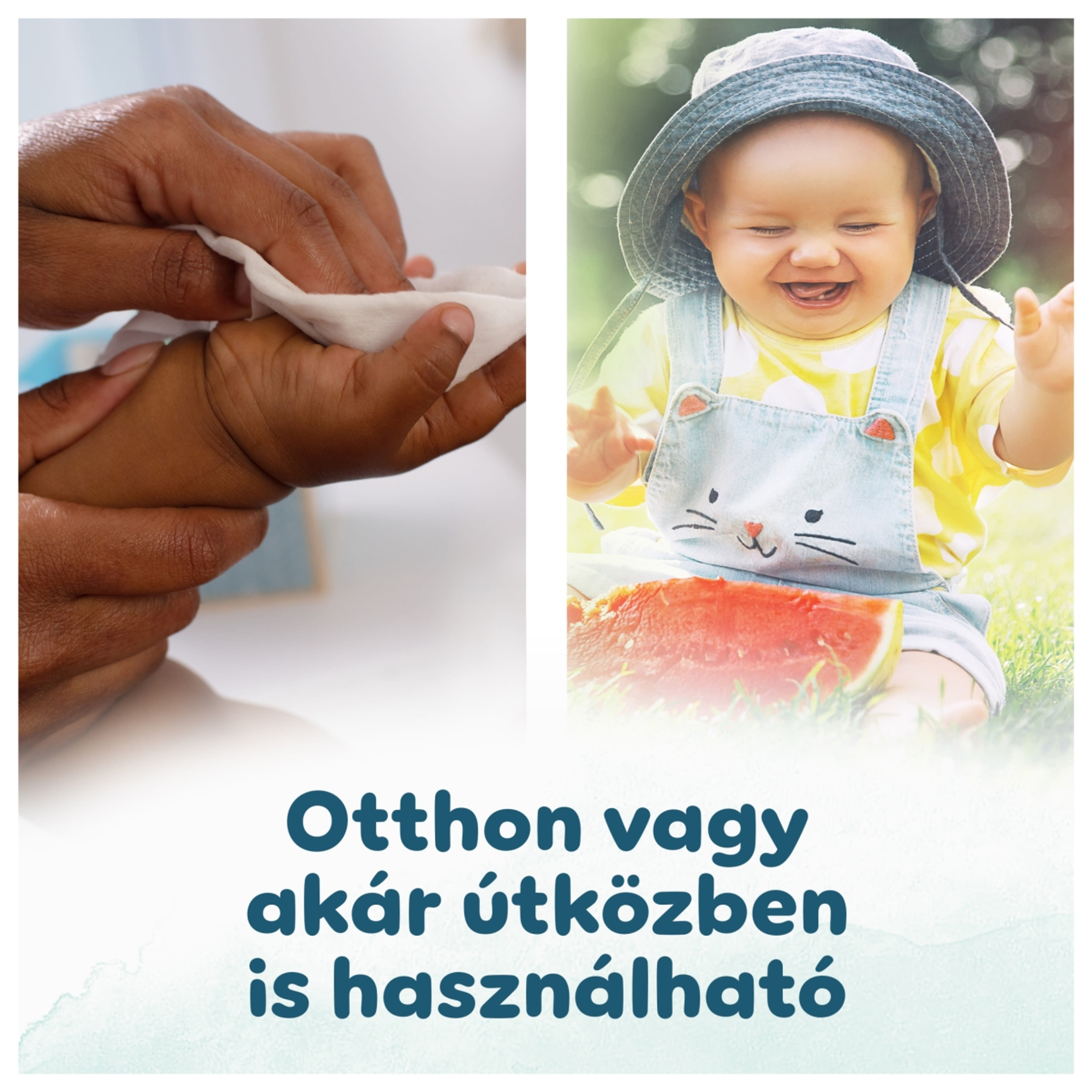 Pampers Harmonie Aqua nedves törlőkendő, műanyagmentes - 10 db-6