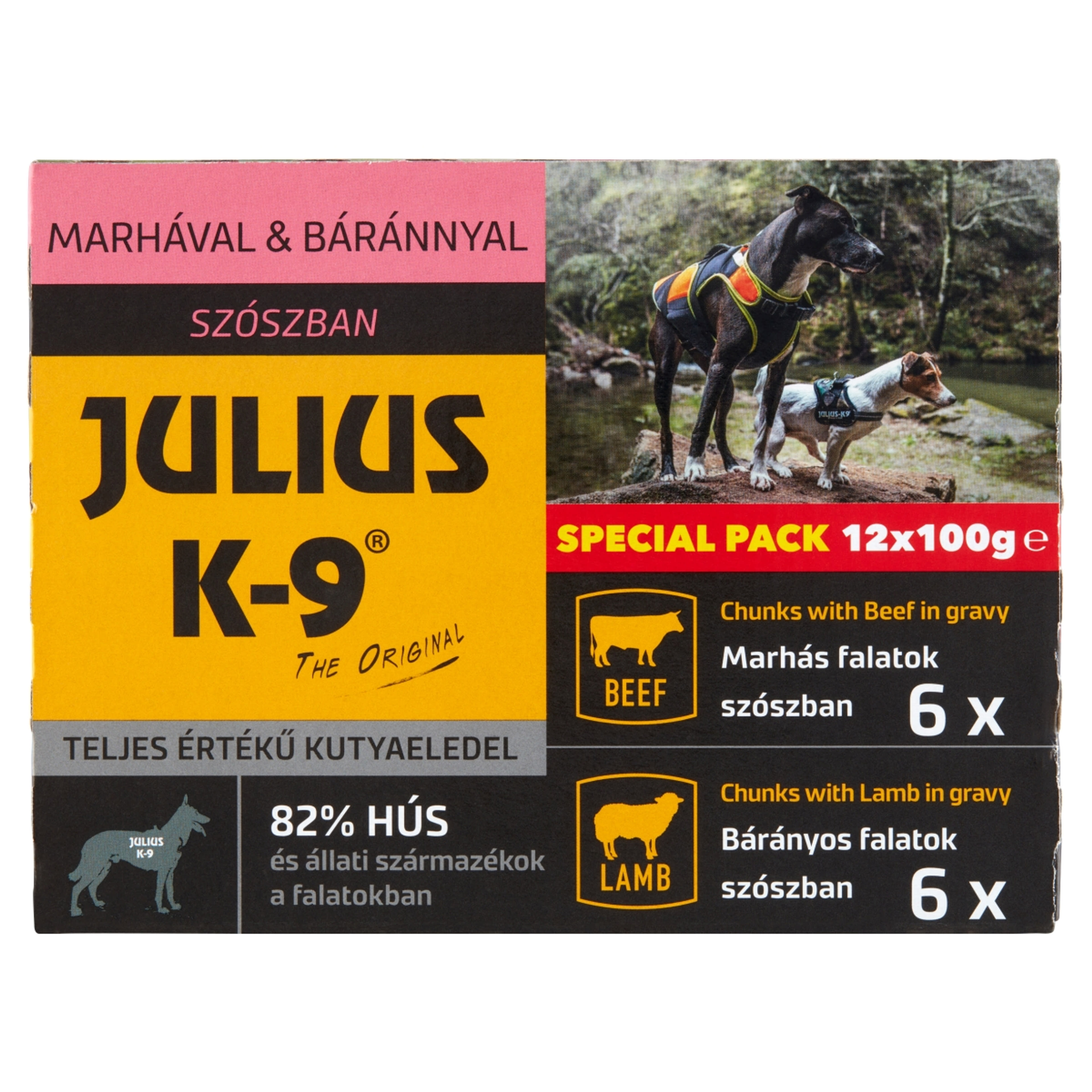 Julius-k9 Special multipack alutasak kutyáknak, (12x100 g) - 1200 g
