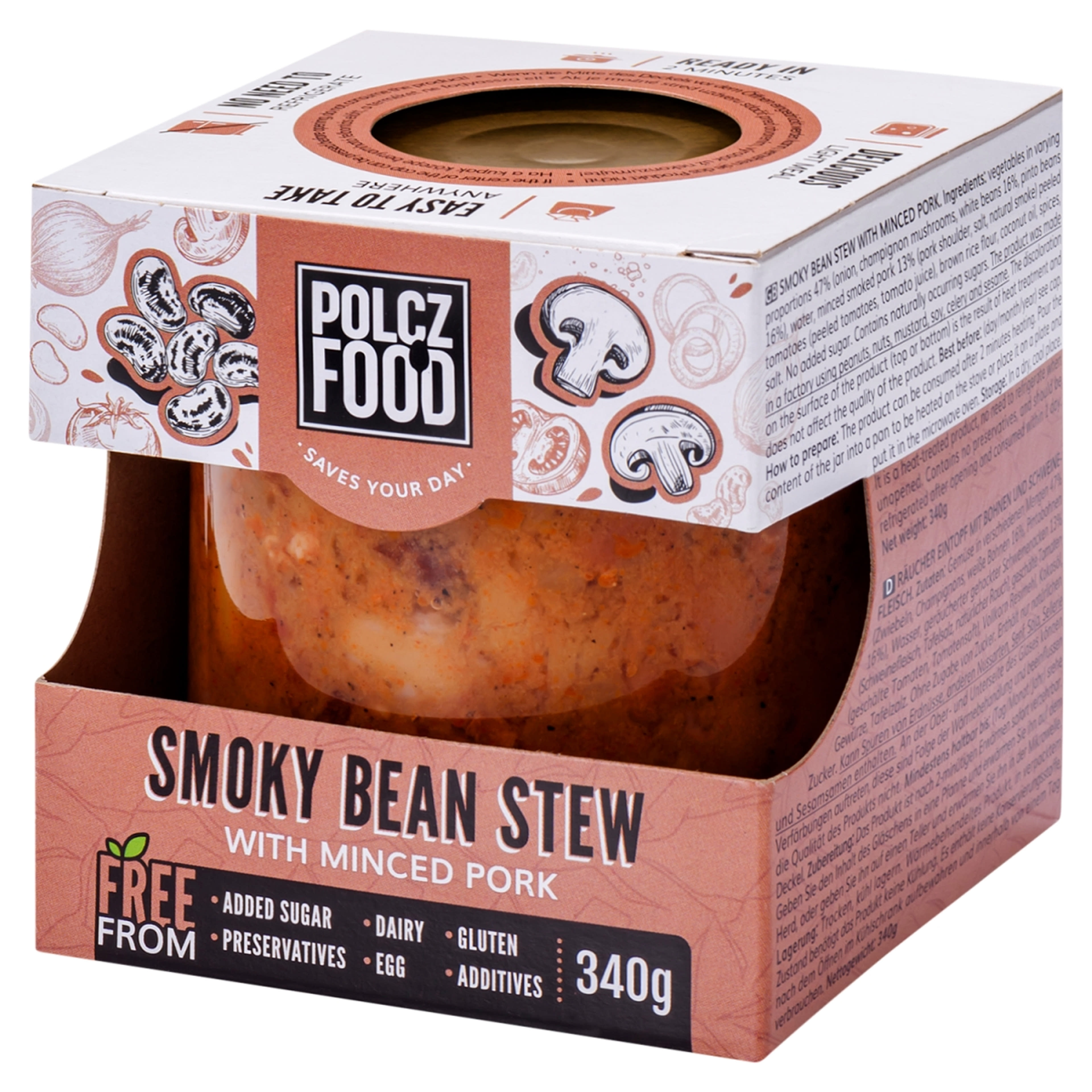 Polcz babragu darált füstölt tarjával - 340 g