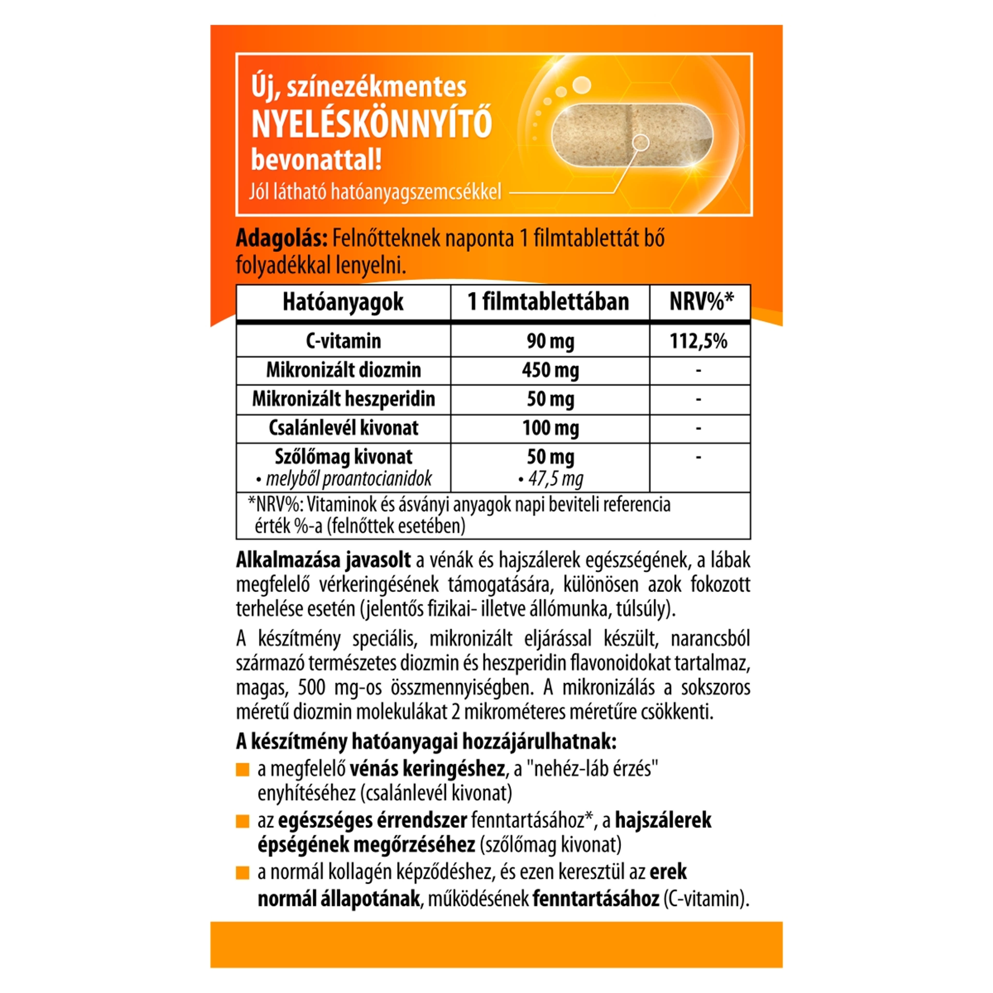 Bioco Mikronizalt Diozmin+Heszperidin - 60 db-3