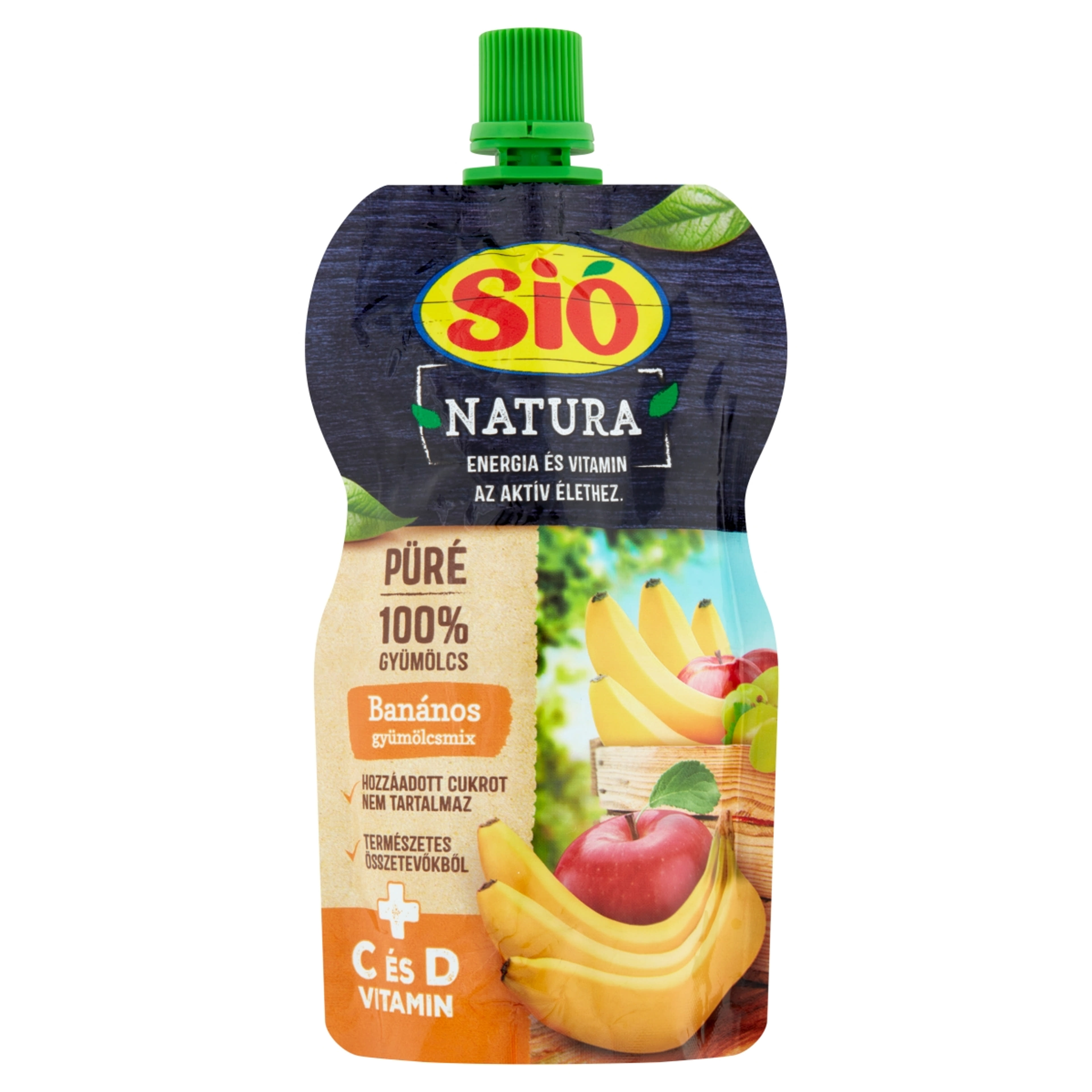 Sió Natura banános gyümölcsmix püré - 120 g-1