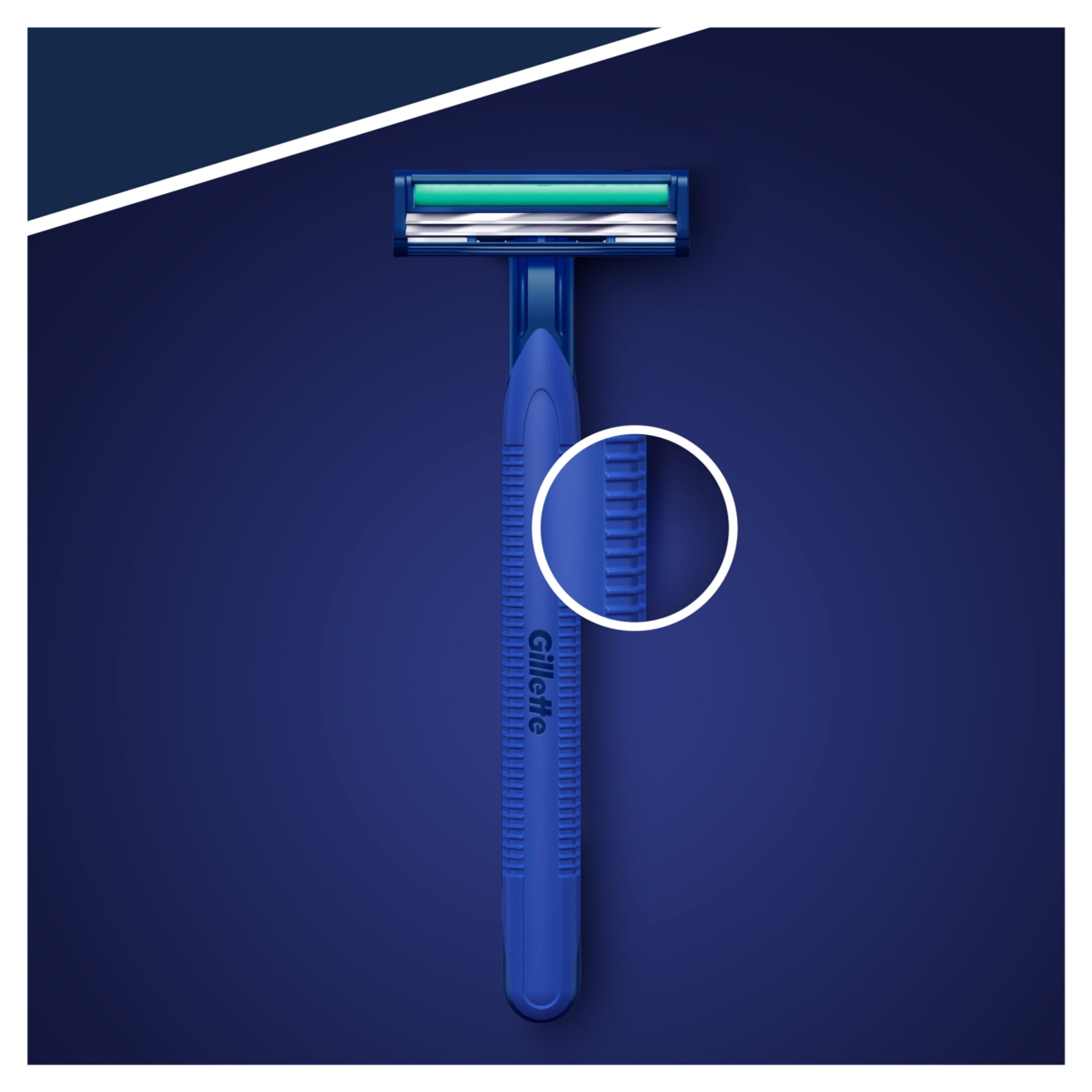 Gillette BlueII Plus eldobható borotvák krémezocsíkkal - 14 db-4