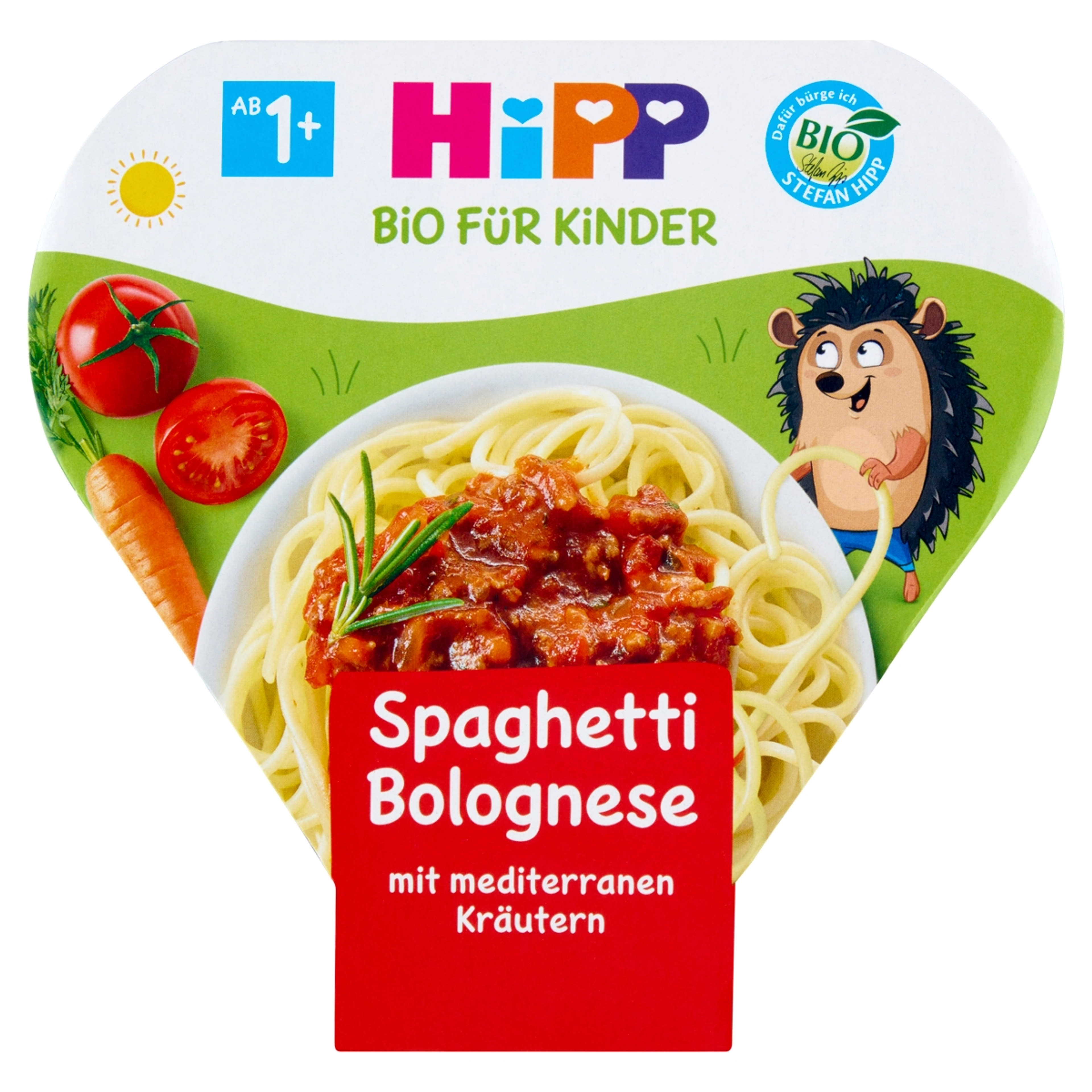 HiPP Bio bolognai spagetti tésztakészítmény marhahússal 1 éves kortól - 250 g-1