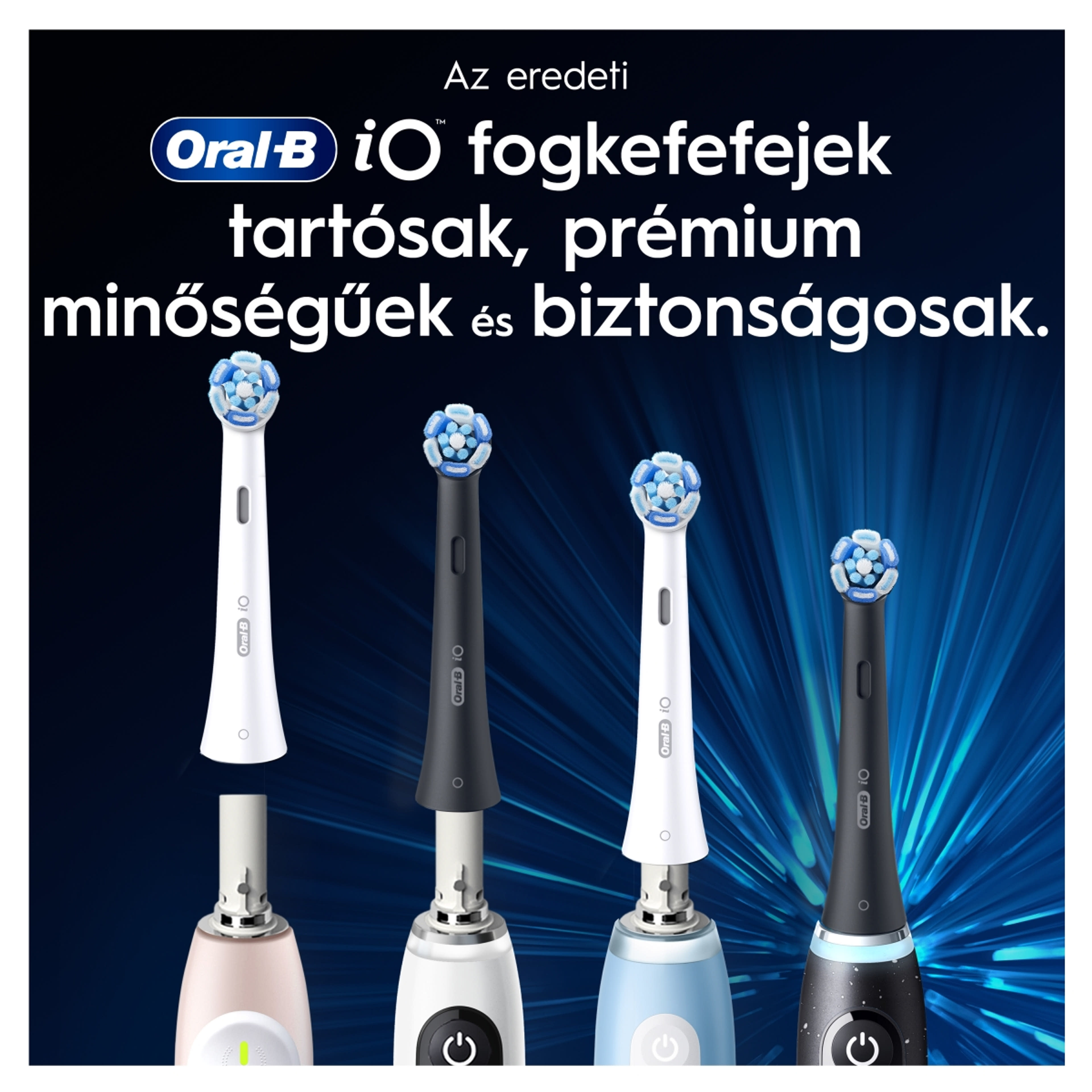 Oral-B iO Series Ultimate Clean elektromos fogkefe pótfej - 4 db-9