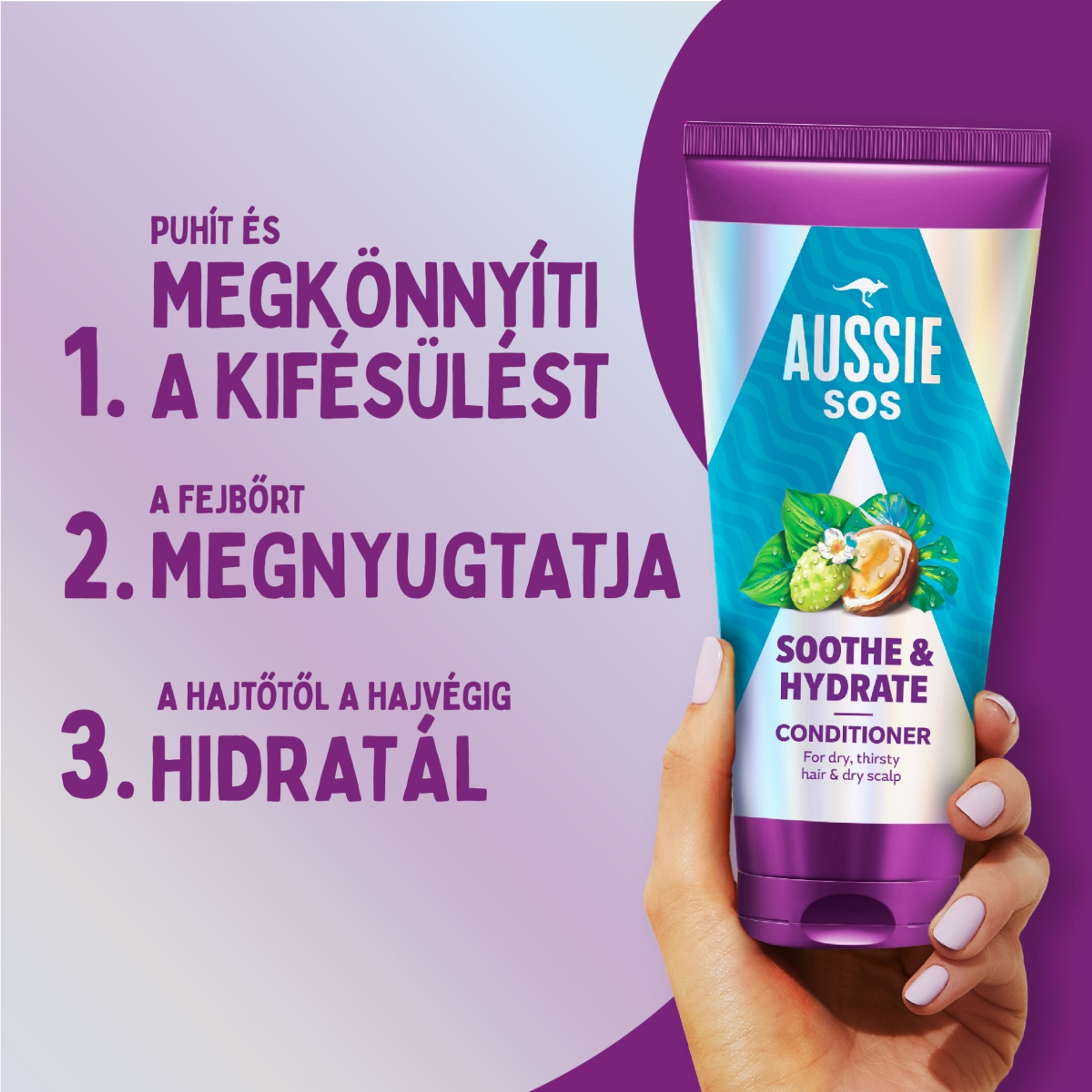 Aussie SOS Soothe & Hydrate balzsam - 200 ml-2