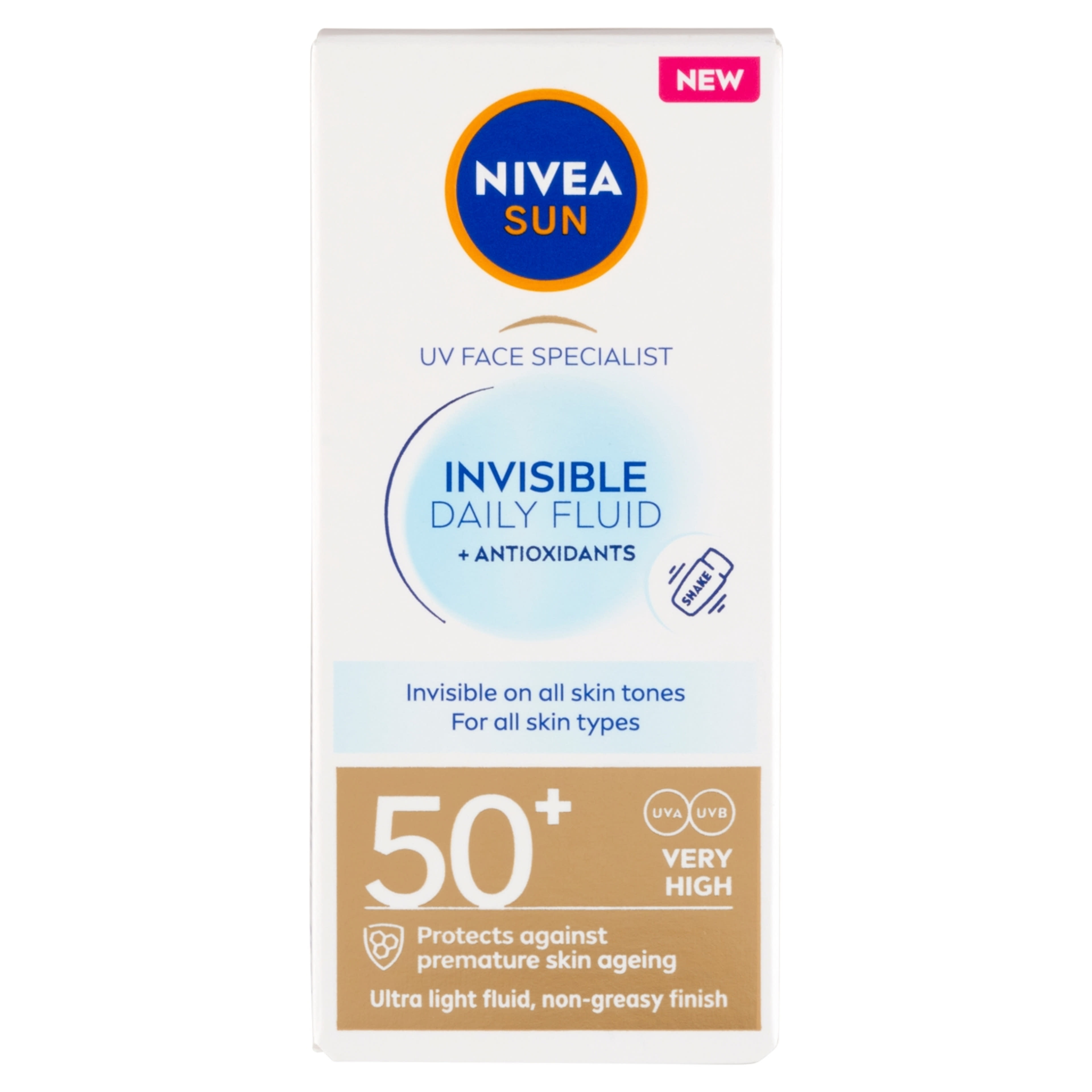 Nivea Sun Invisible Daily napozó fluid FF50+ - 40 ml-1
