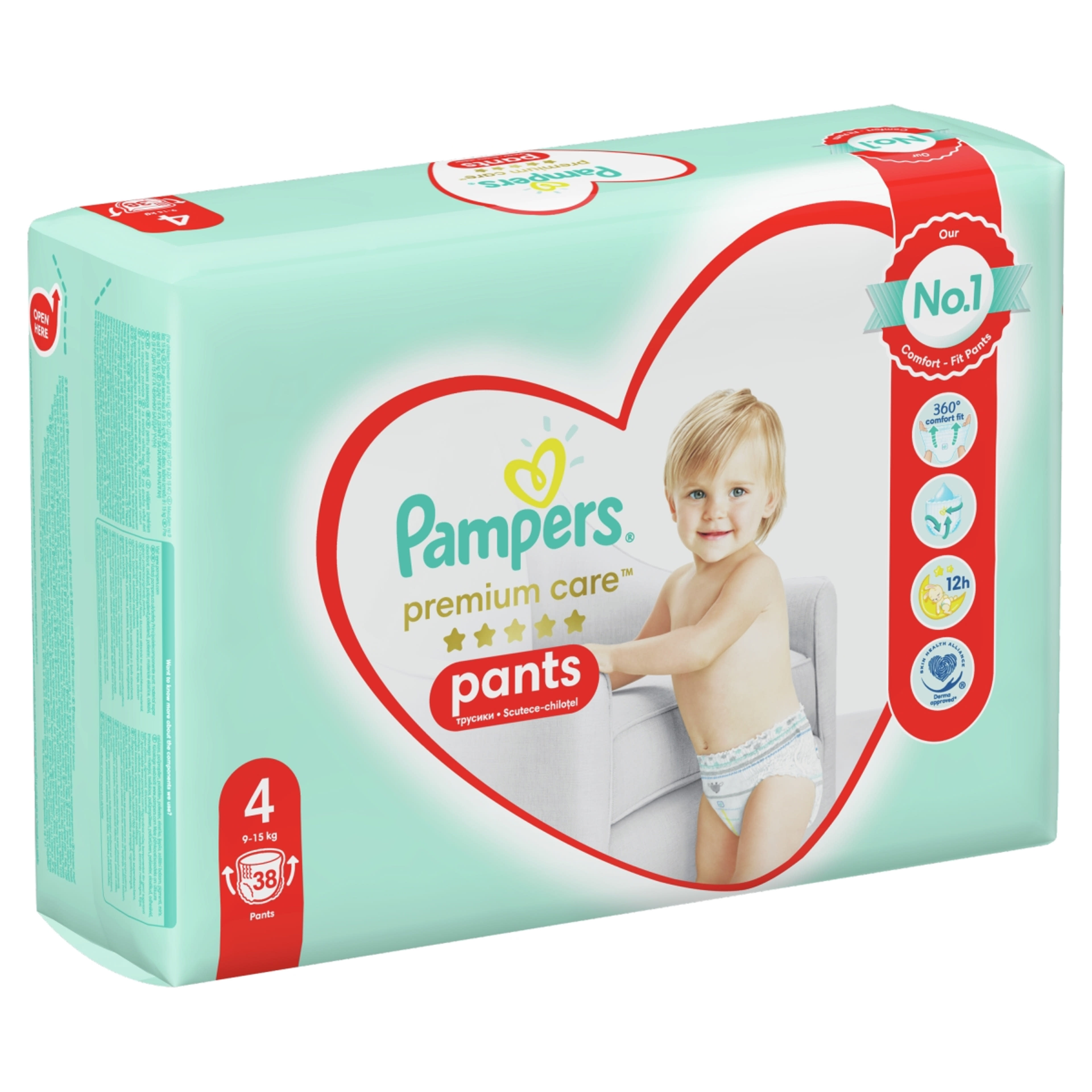Pampers Premium Care Pants 4-es 9-15kg - 38 db-2
