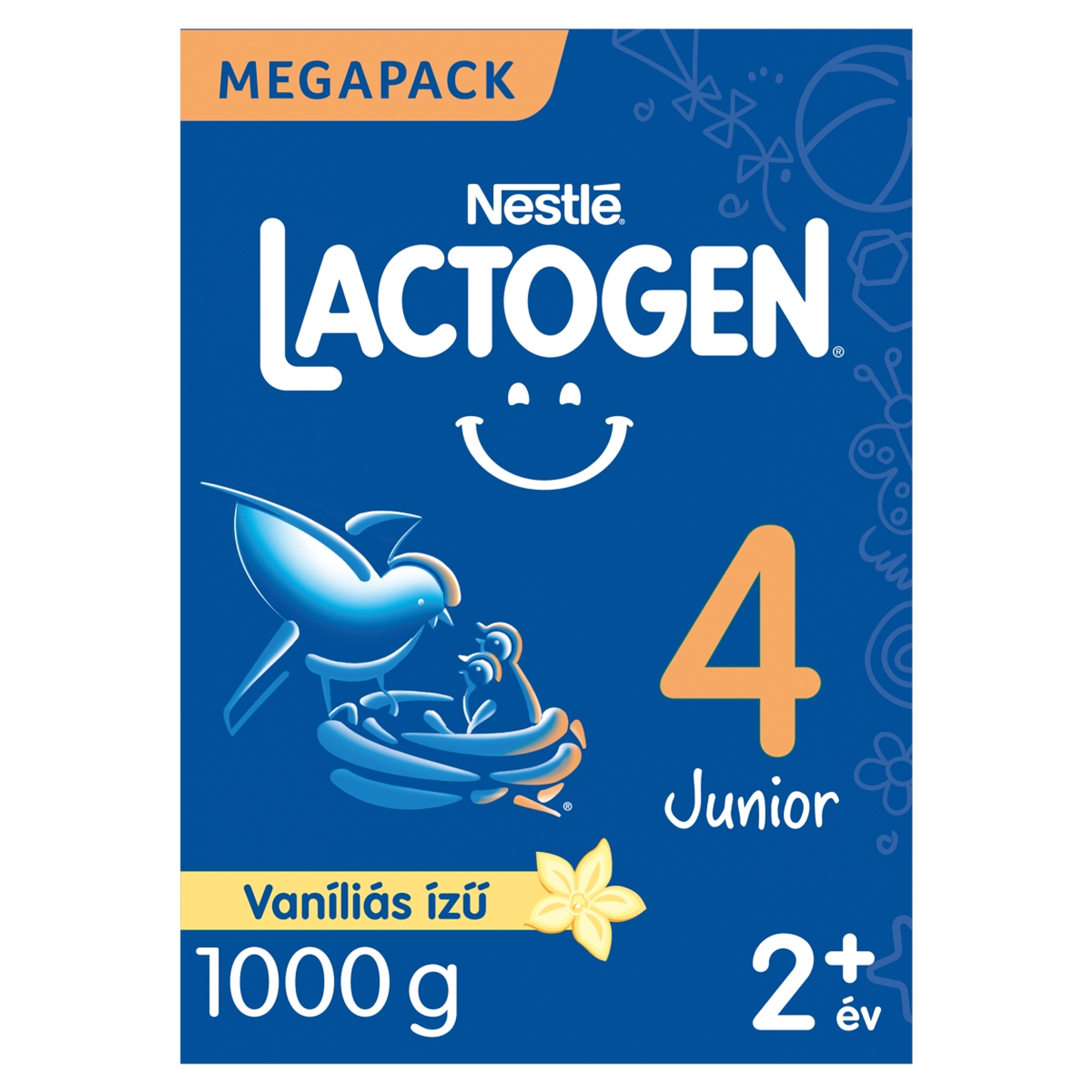 Lactogen 4 Junior vaníliás ízű tejalapú italpor 2 éves kortól 2x500 g - 1000 g-1