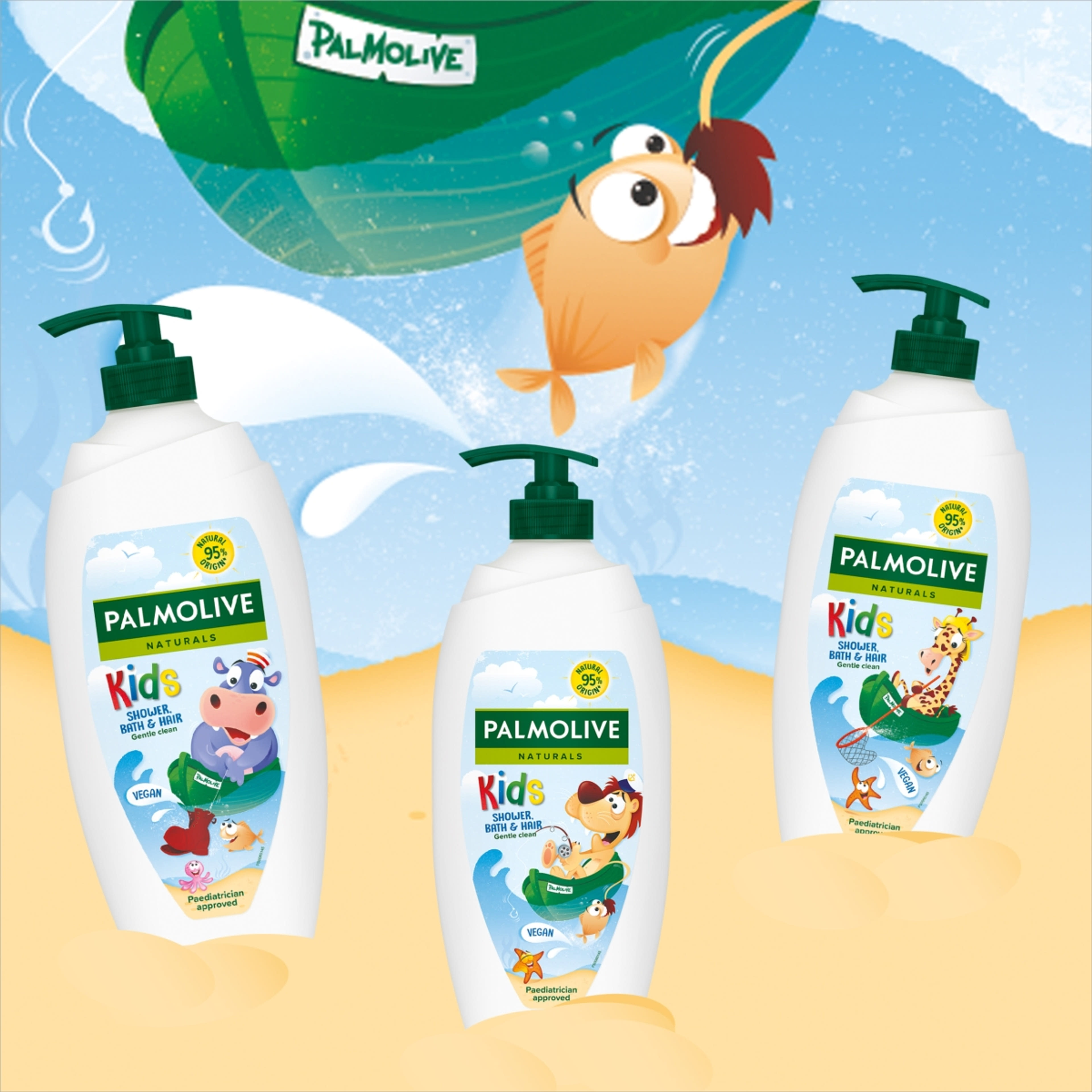 Palmolive Naturals Kids pumpás tusfürdő gyermekeknek - 750 ml-8