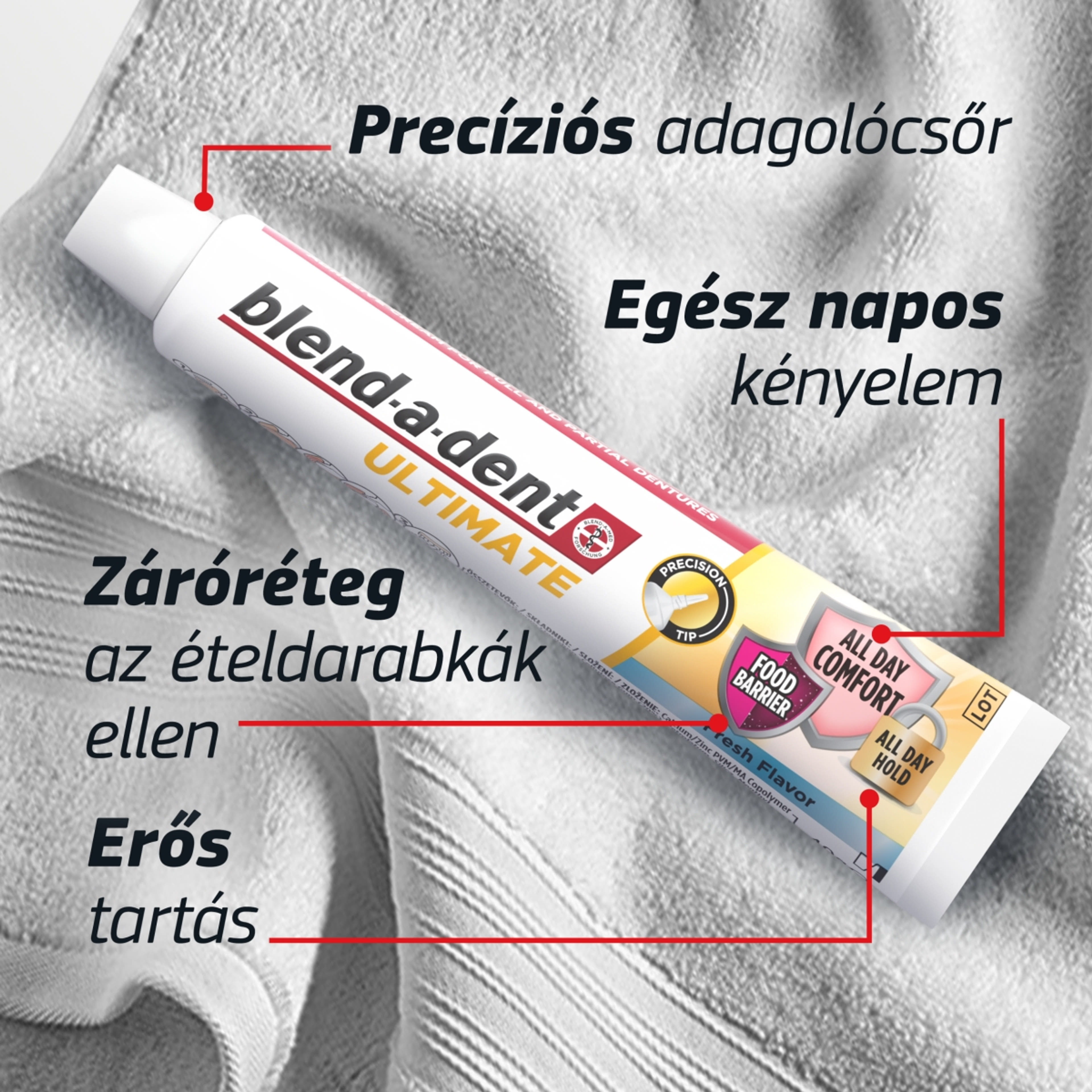 Blend-a-Dent Ultimate műfogsorragasztó - 40 g-5