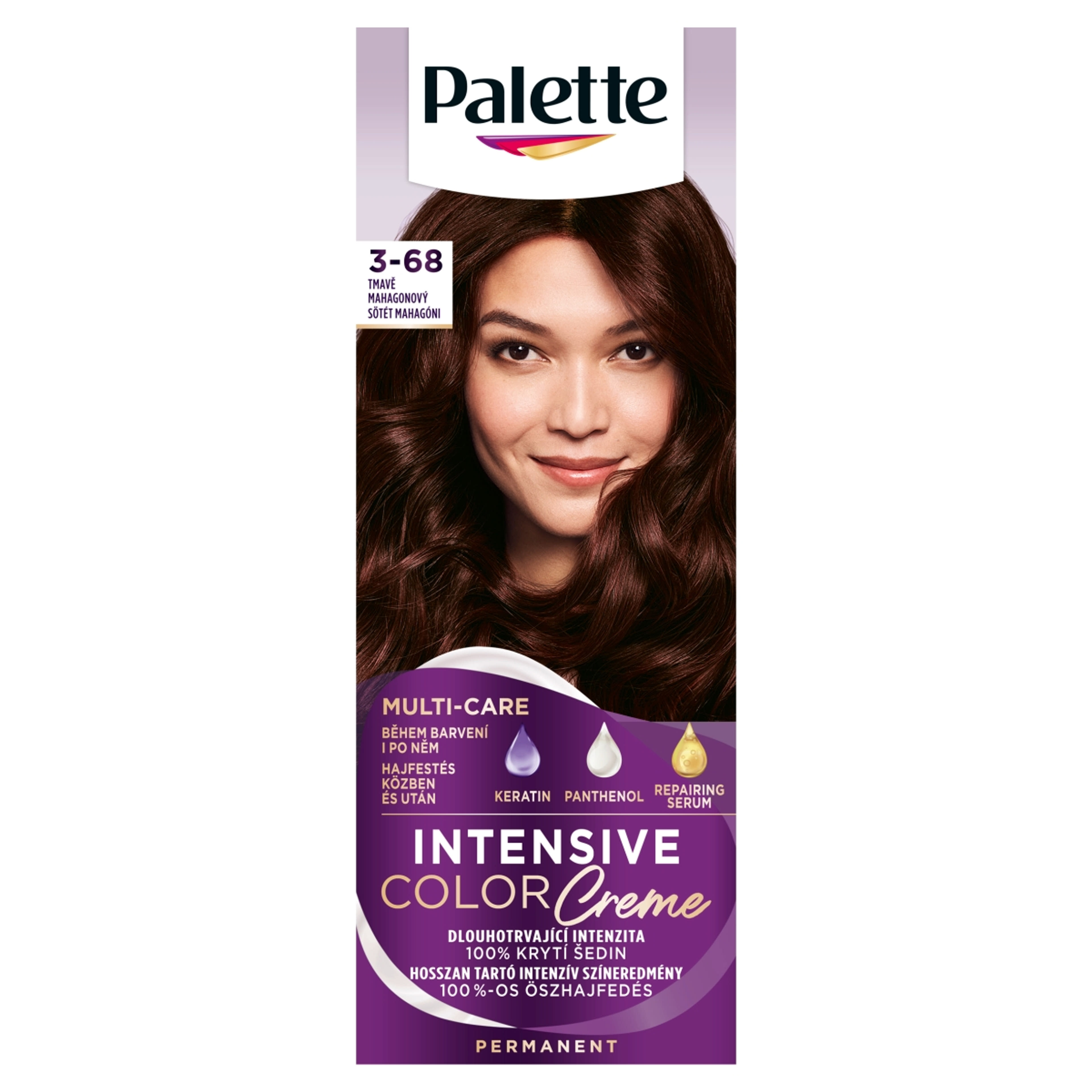 Schwarzkopf Palette Intensive Color Creme hajfesték R2 sötét mahagóni - 1 db-1