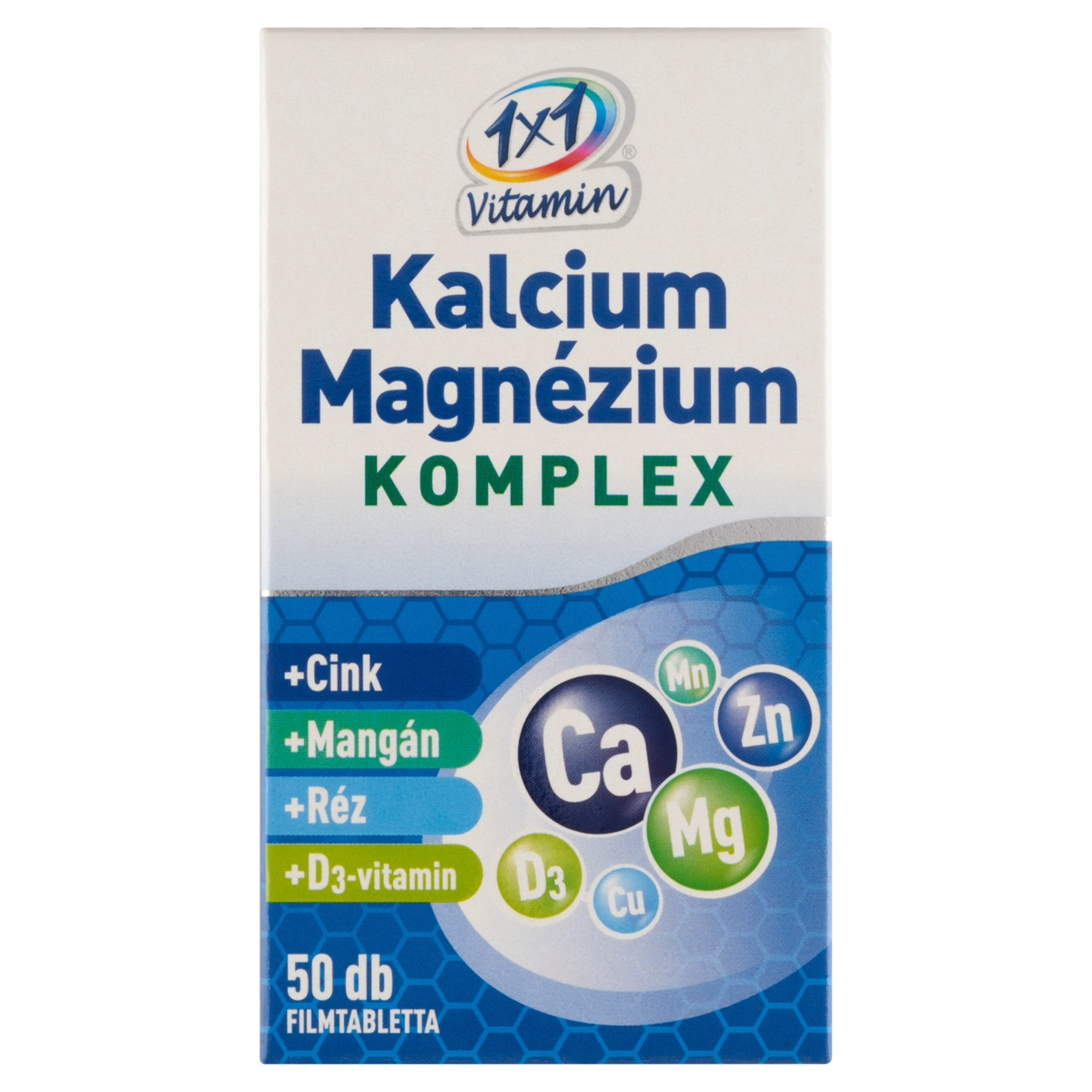 1x1 Vitamin Kalcium + Magnézium Komplex filmtabletta - 50 db-1