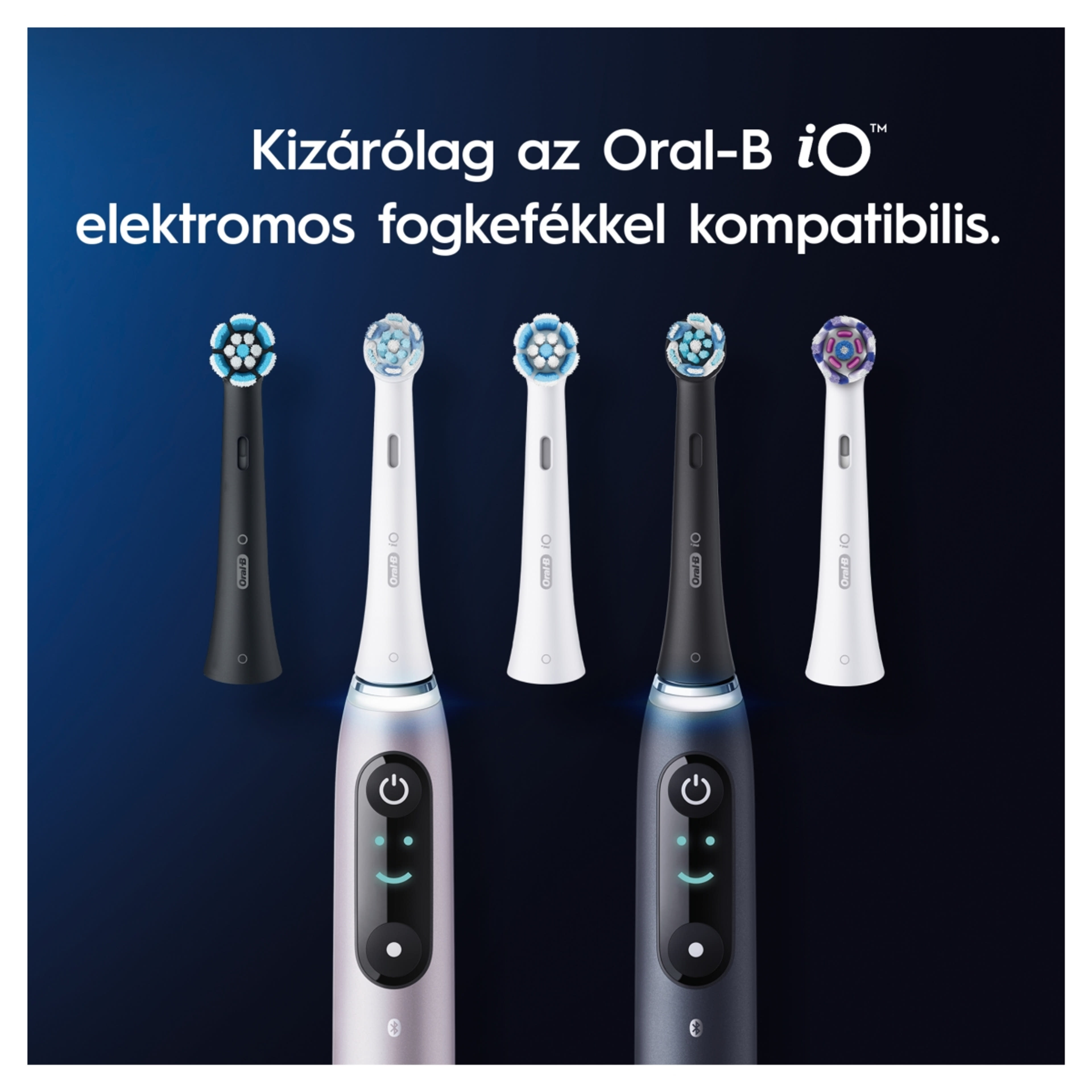 Oral-B iO Gentle Care fogkefefej, fekete - 4 db-6