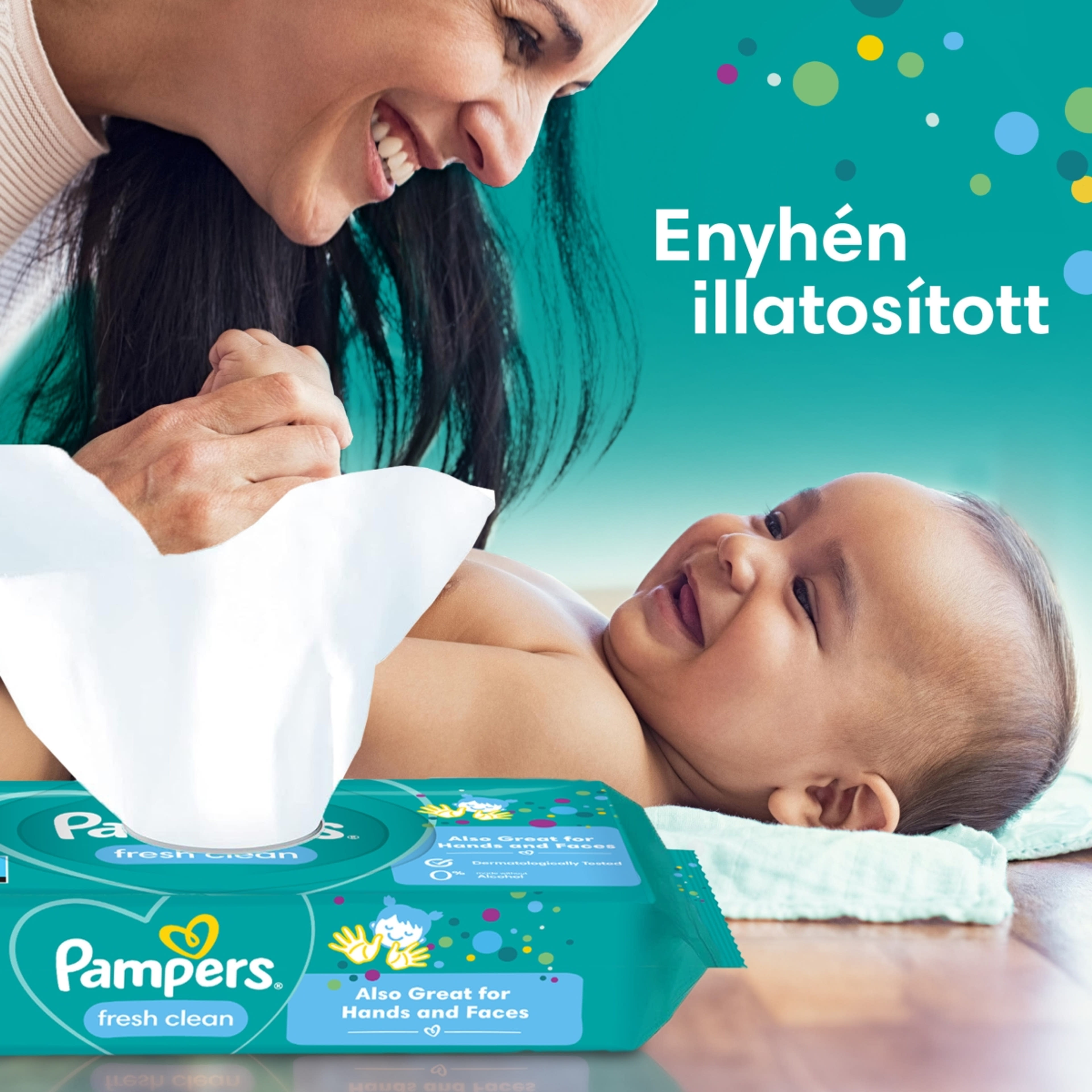 Pampers törlőkendő fresh clean (3*52) - 156 db-3
