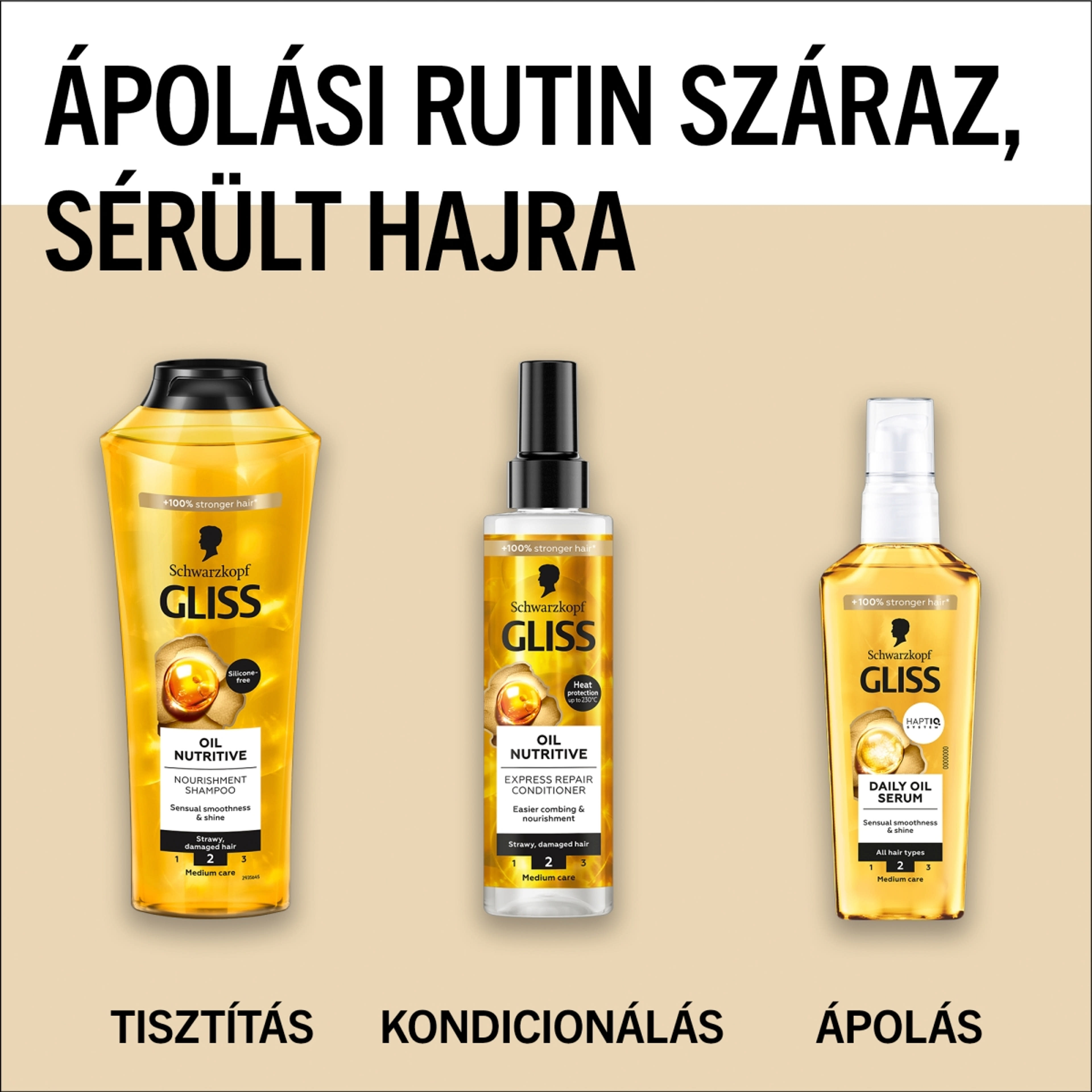 Gliss Daily Oil hajszérum  - 75 ml-6