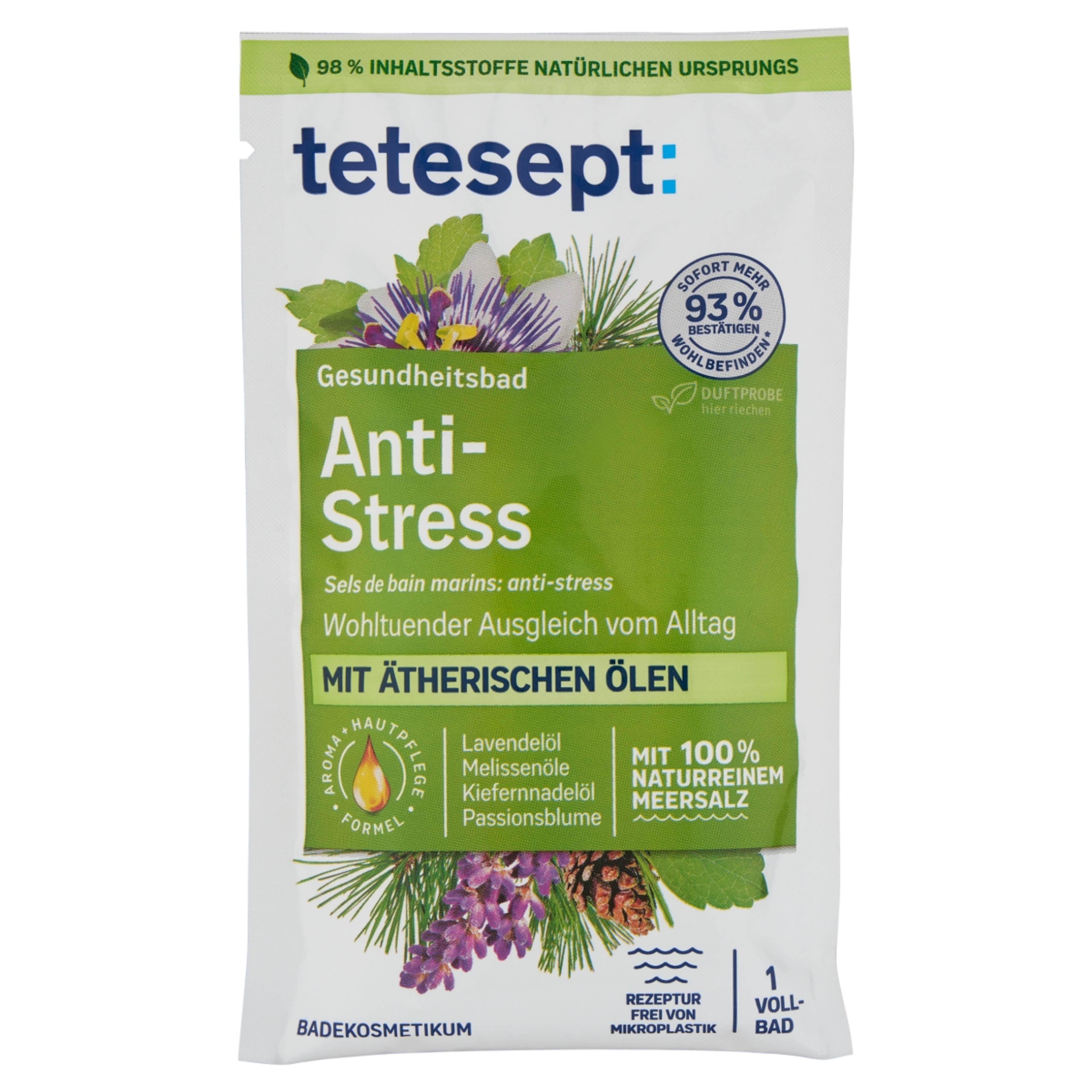 Tetesept fürdősó, anti-stressz - 80 g-1