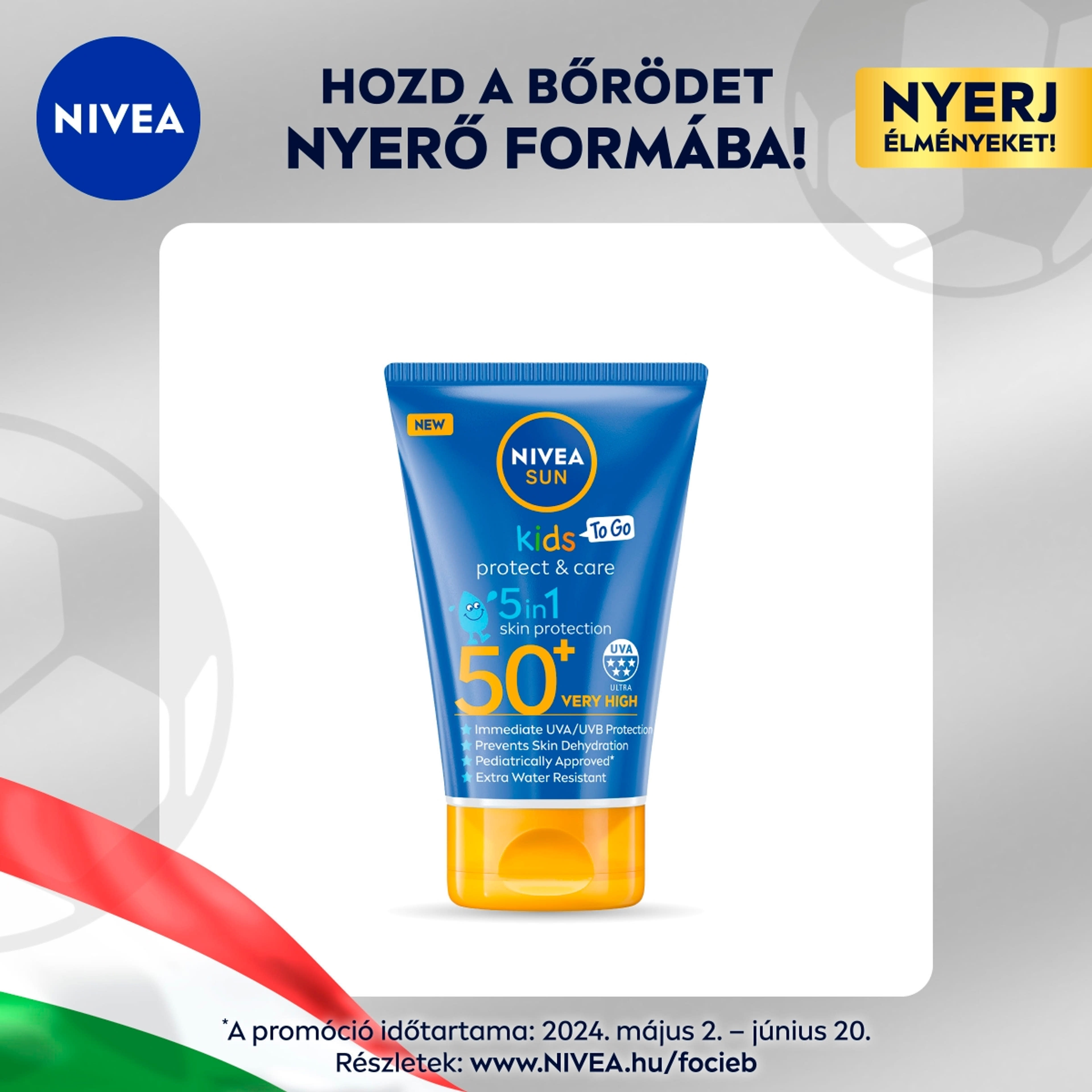 Nivea Sun Kids gyermek zsebnaptej F50+ - 50 ml