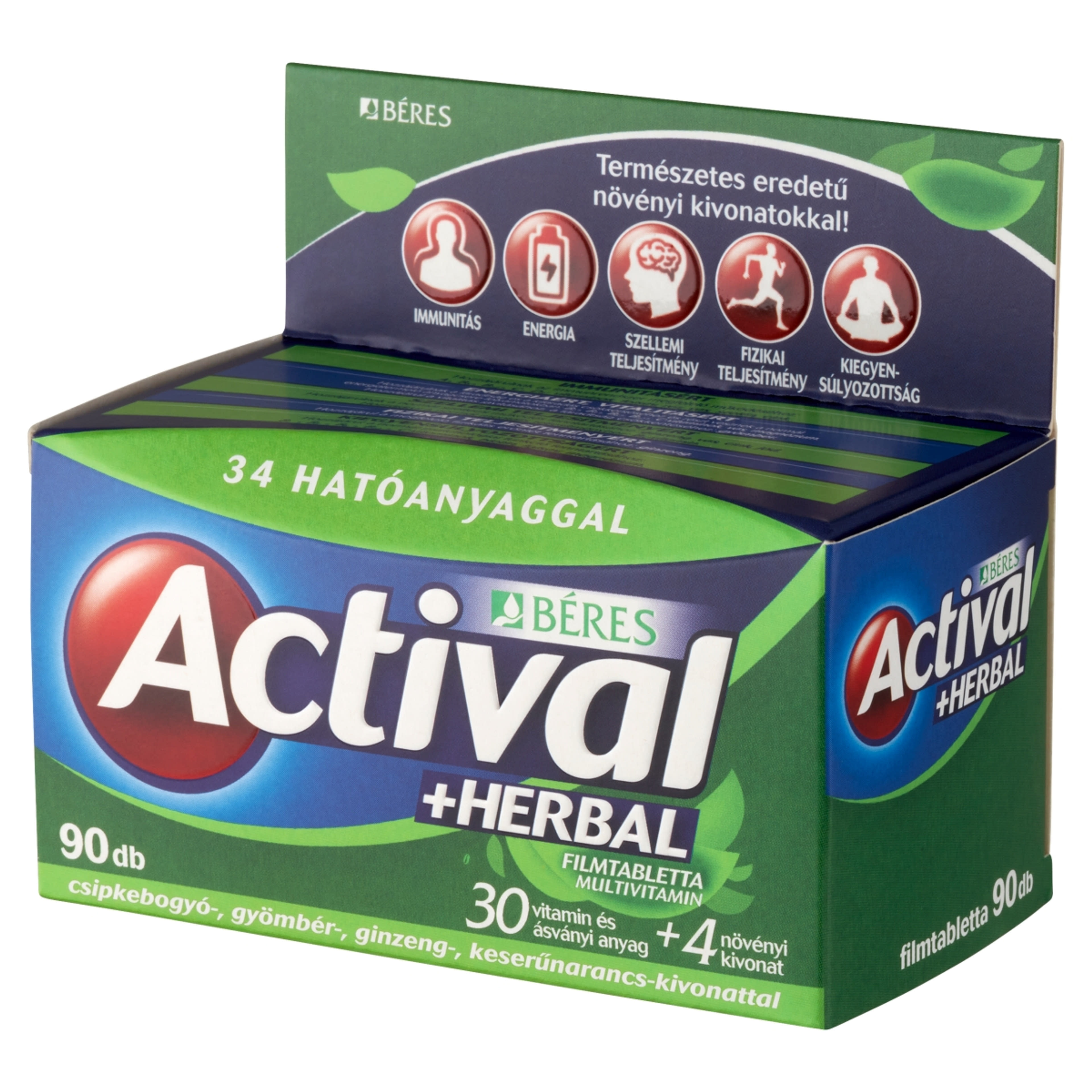 Actival Herbal multivitamin filmtabletta - 90 db-3