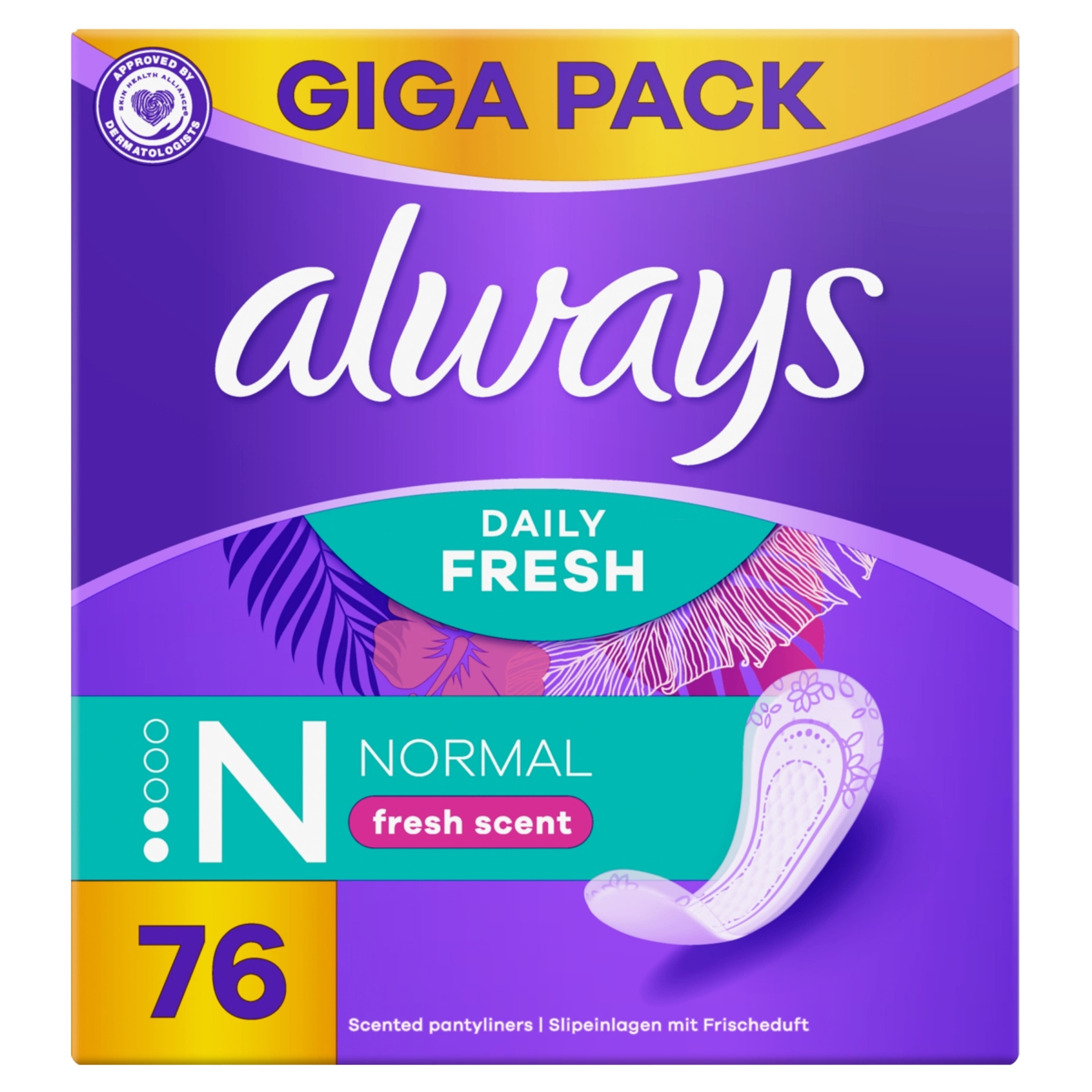 Always Daily Fresh normál tisztasági betét - 76 db-1