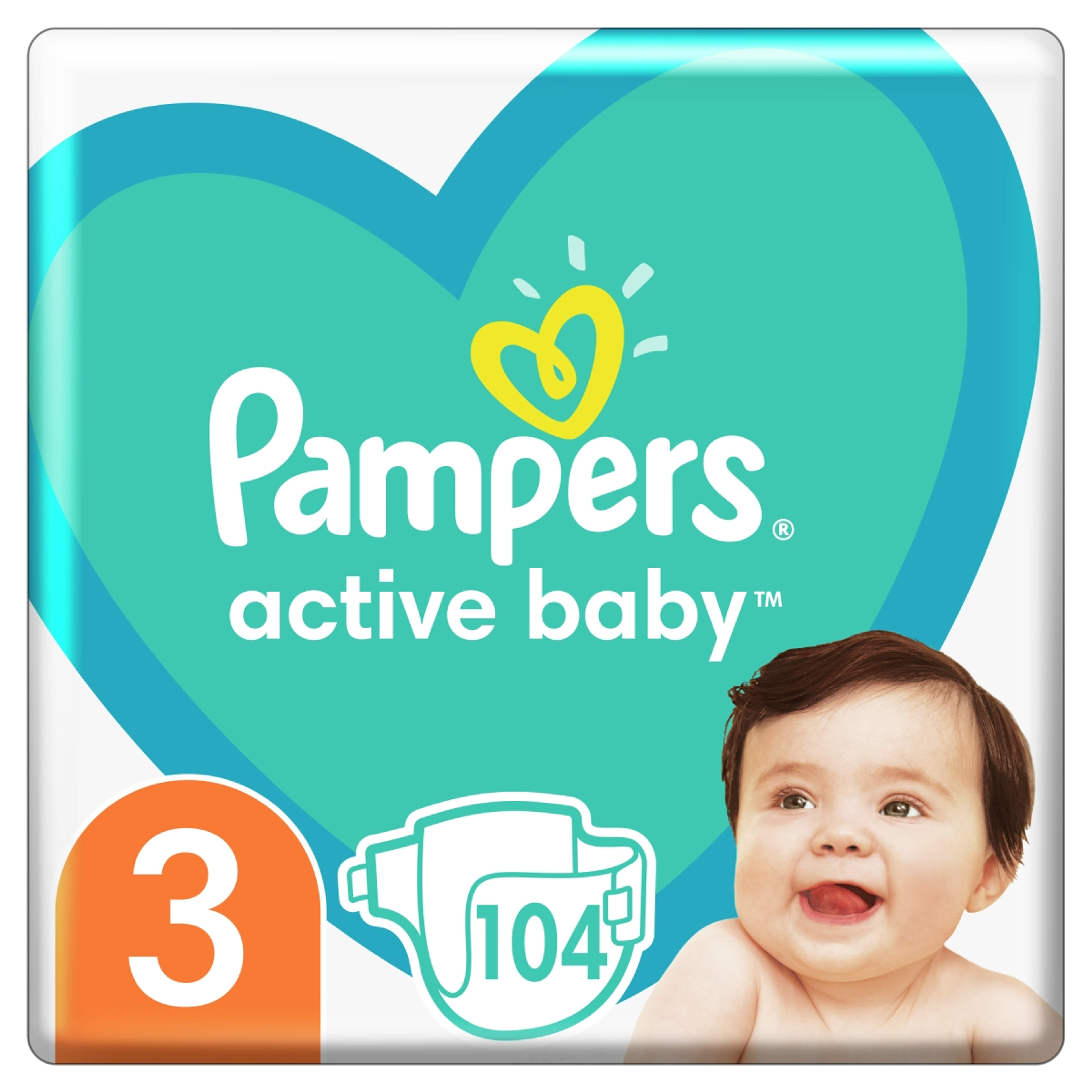 Pampers Giant Pack+ 3-as 6-10kg - 104 db-9