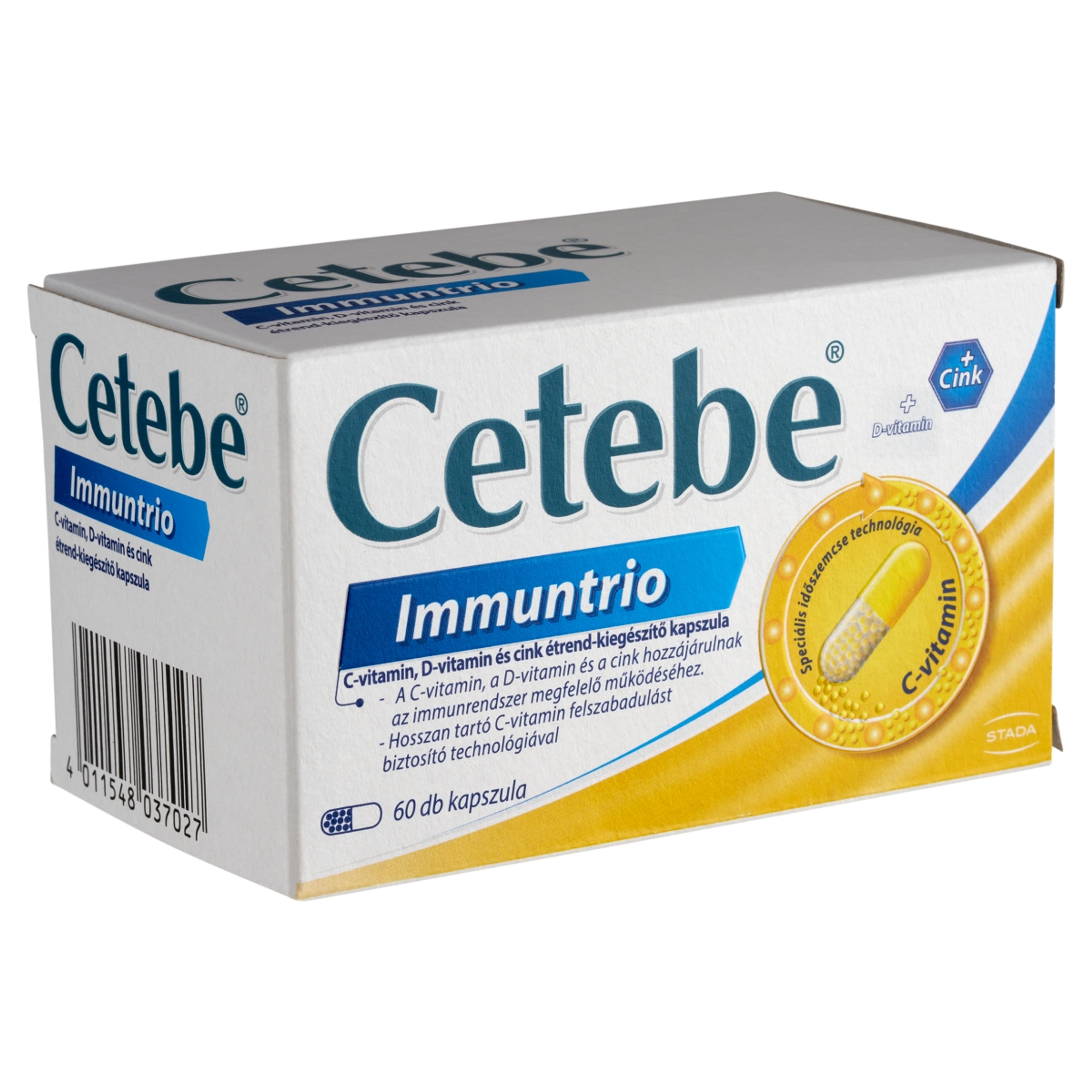 Cetebe C-vitamin+ D-vitamin+ Cink Kapszula - 60 db-4