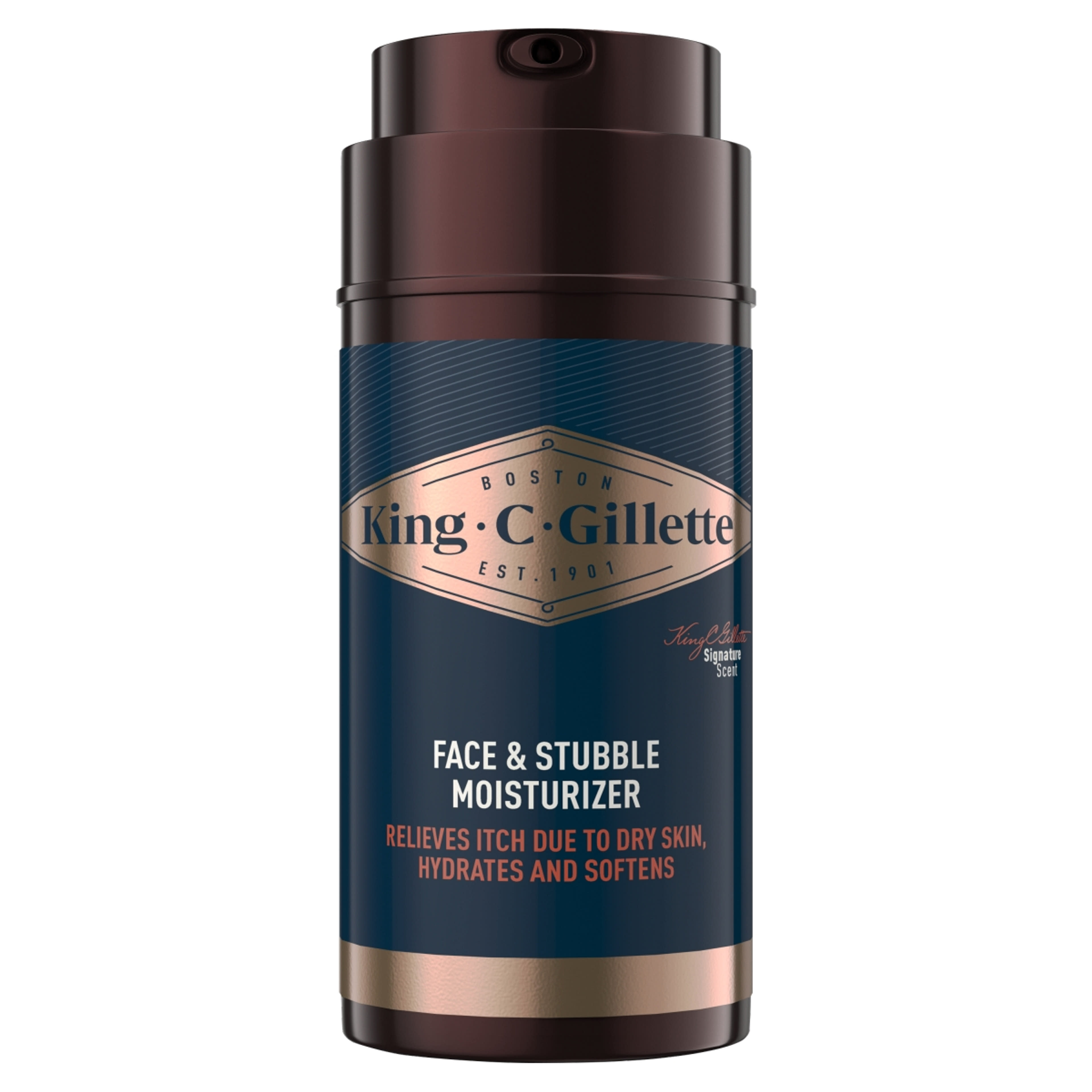 King C. Gillette arcbőr- és borostahidratáló krém B-vitaminnal  - 100ml-1