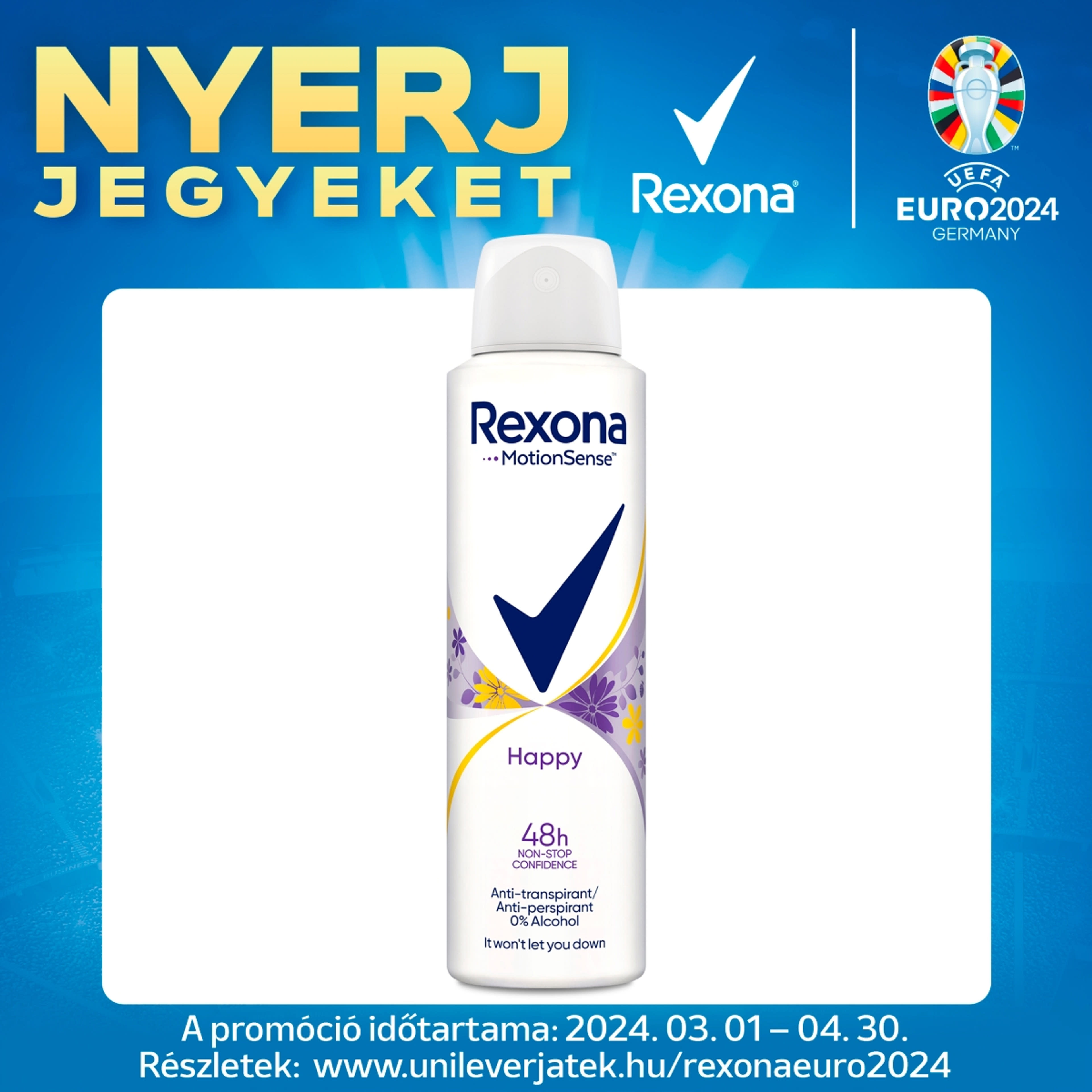 REXONA izzadásgátló dezodor Happy - 150 ml
