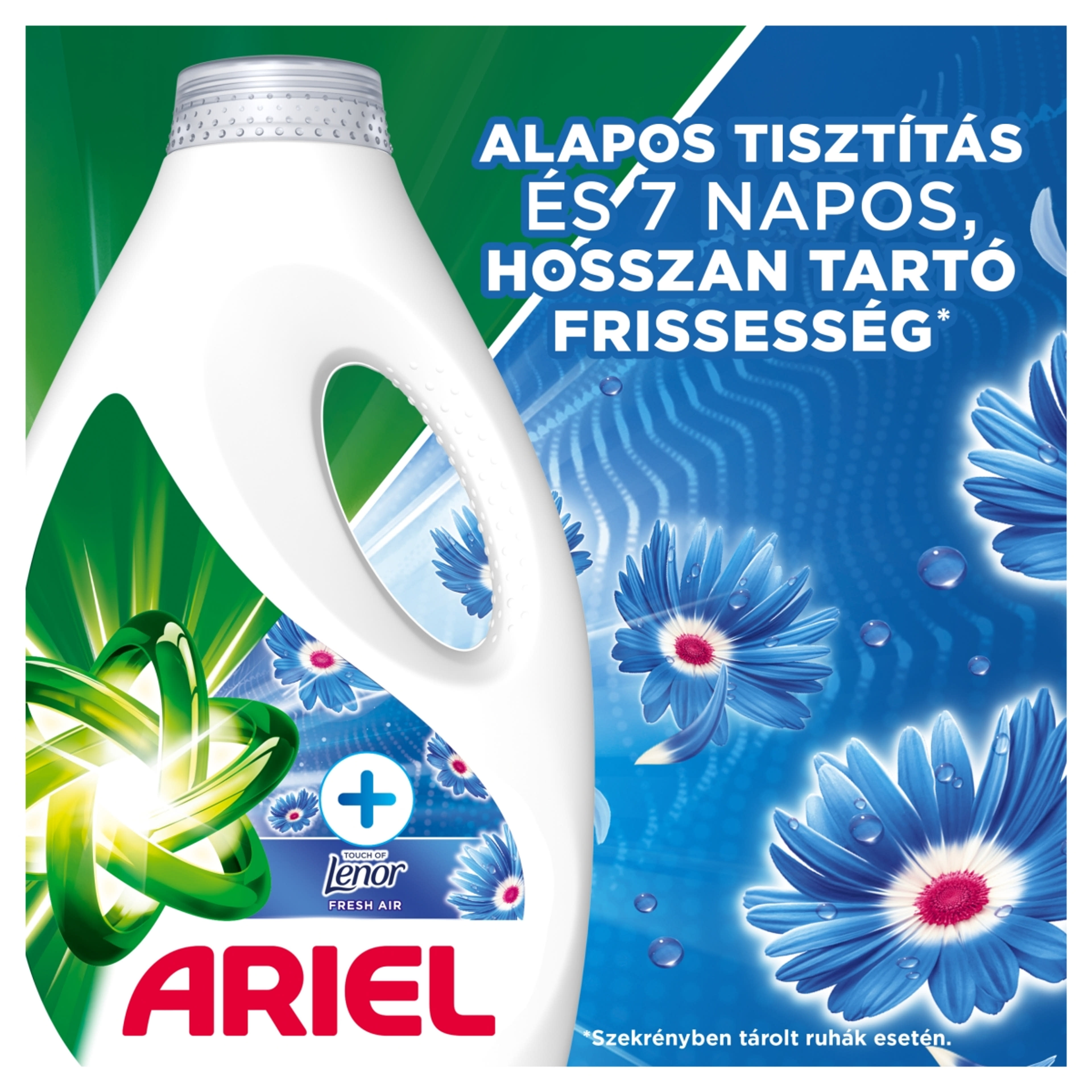Ariel Fresh Air folyékony mosószer, 30 mosáshoz - 1350 ml-7