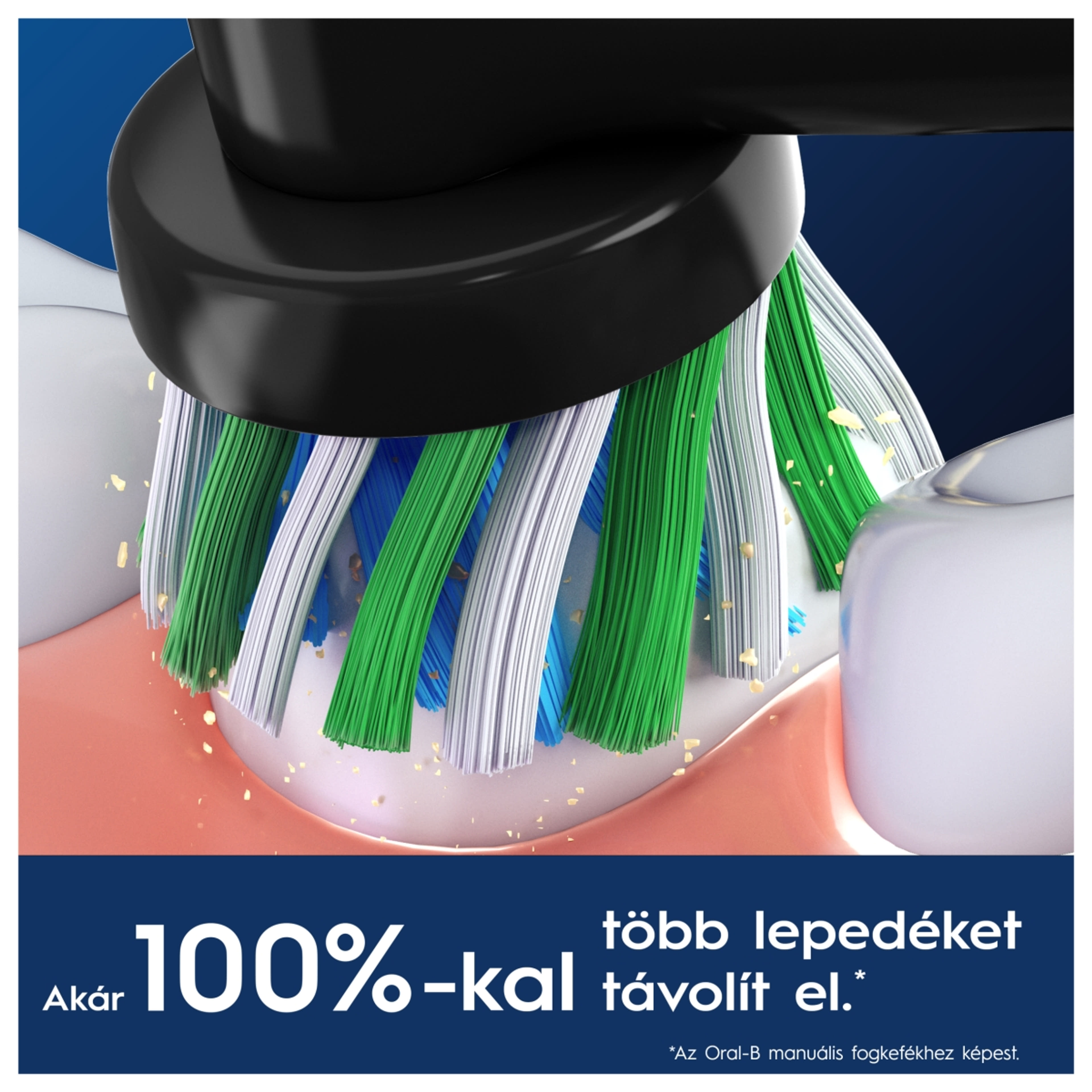 Oral-B Pro Cross Action fogkefefej /fekete - 4 db-5