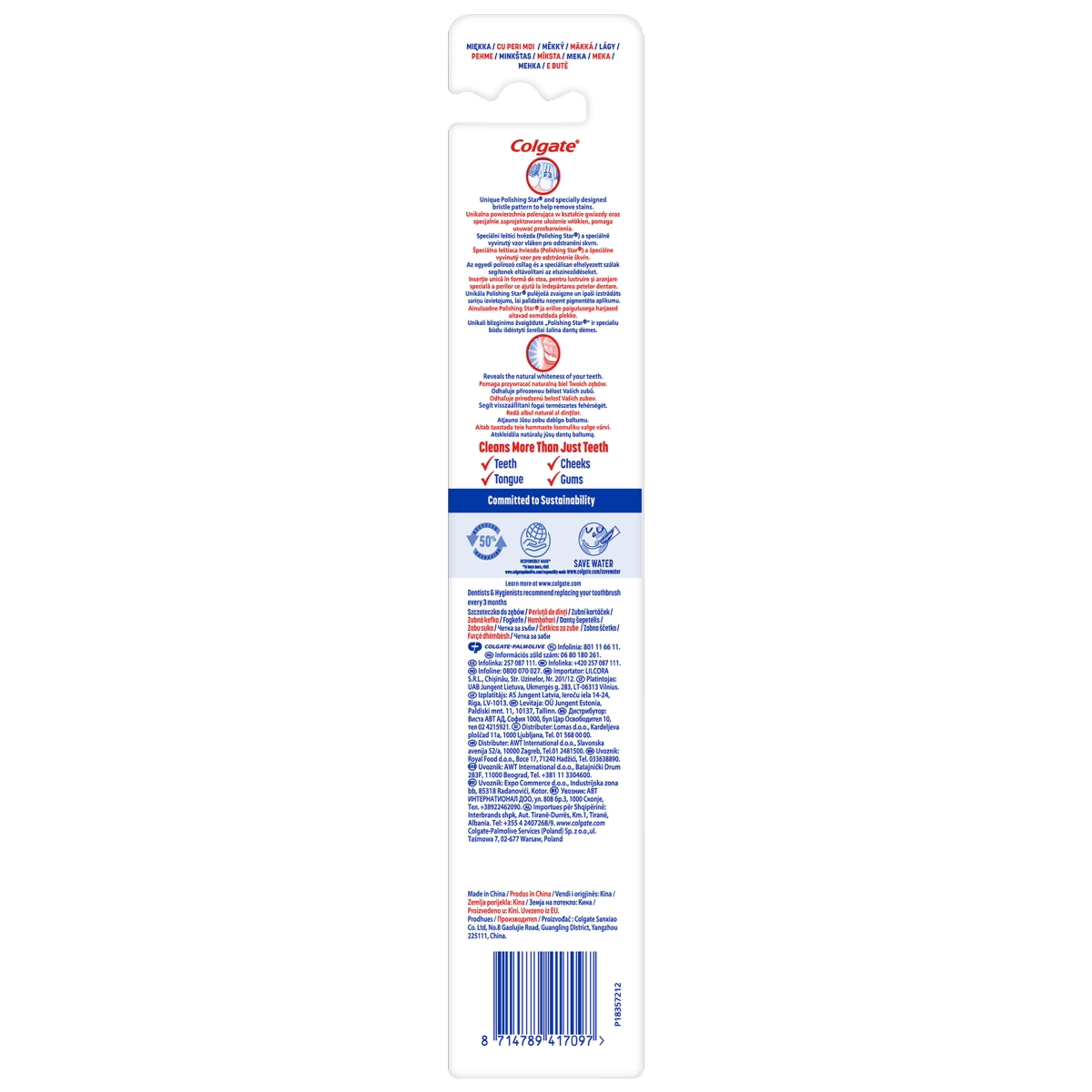 Colgate Max White fogkefe lágy sörtéjű - 1 db-2