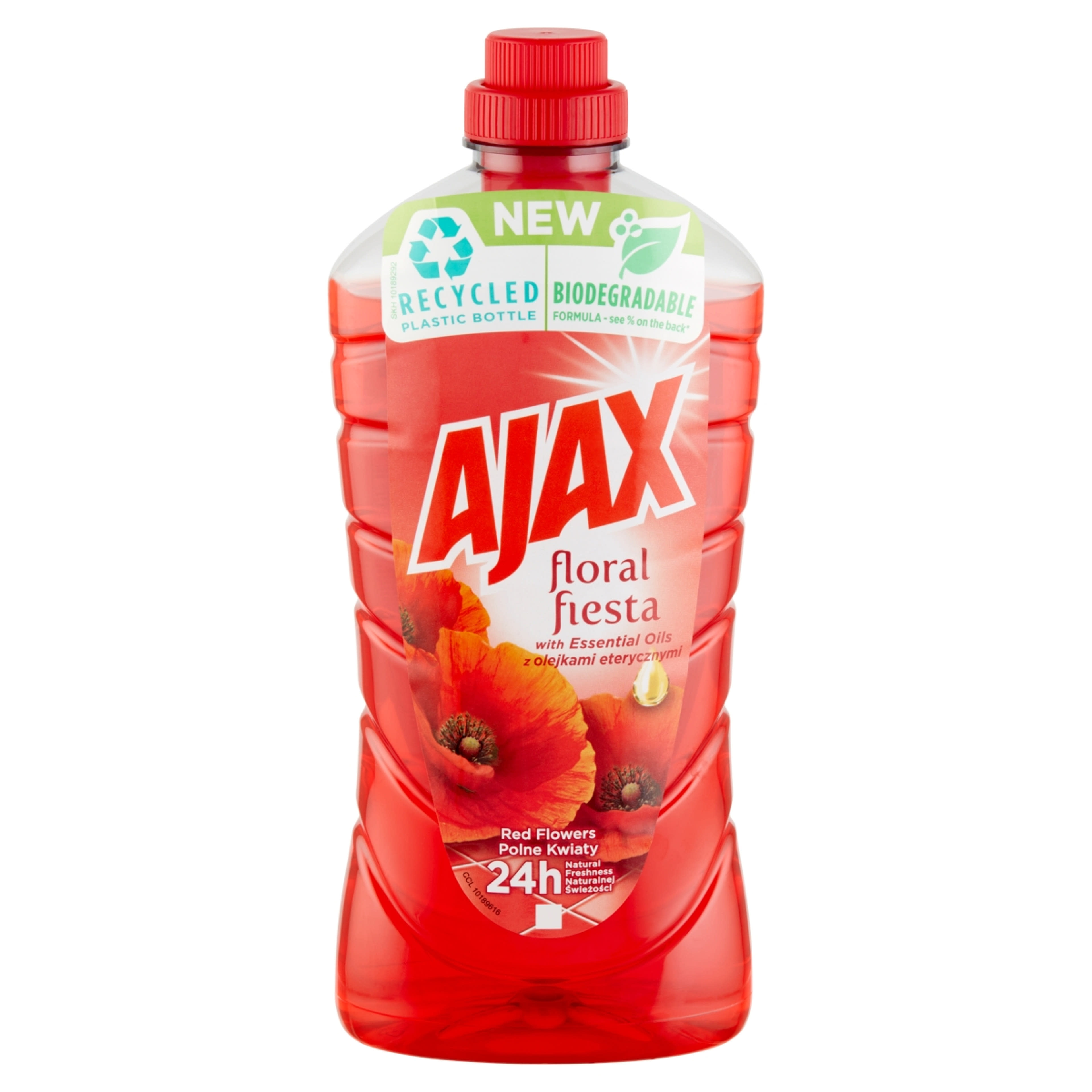 Ajax Floral Fiesta Red Flowers Általános Tisztítószer - 1000 ml-2