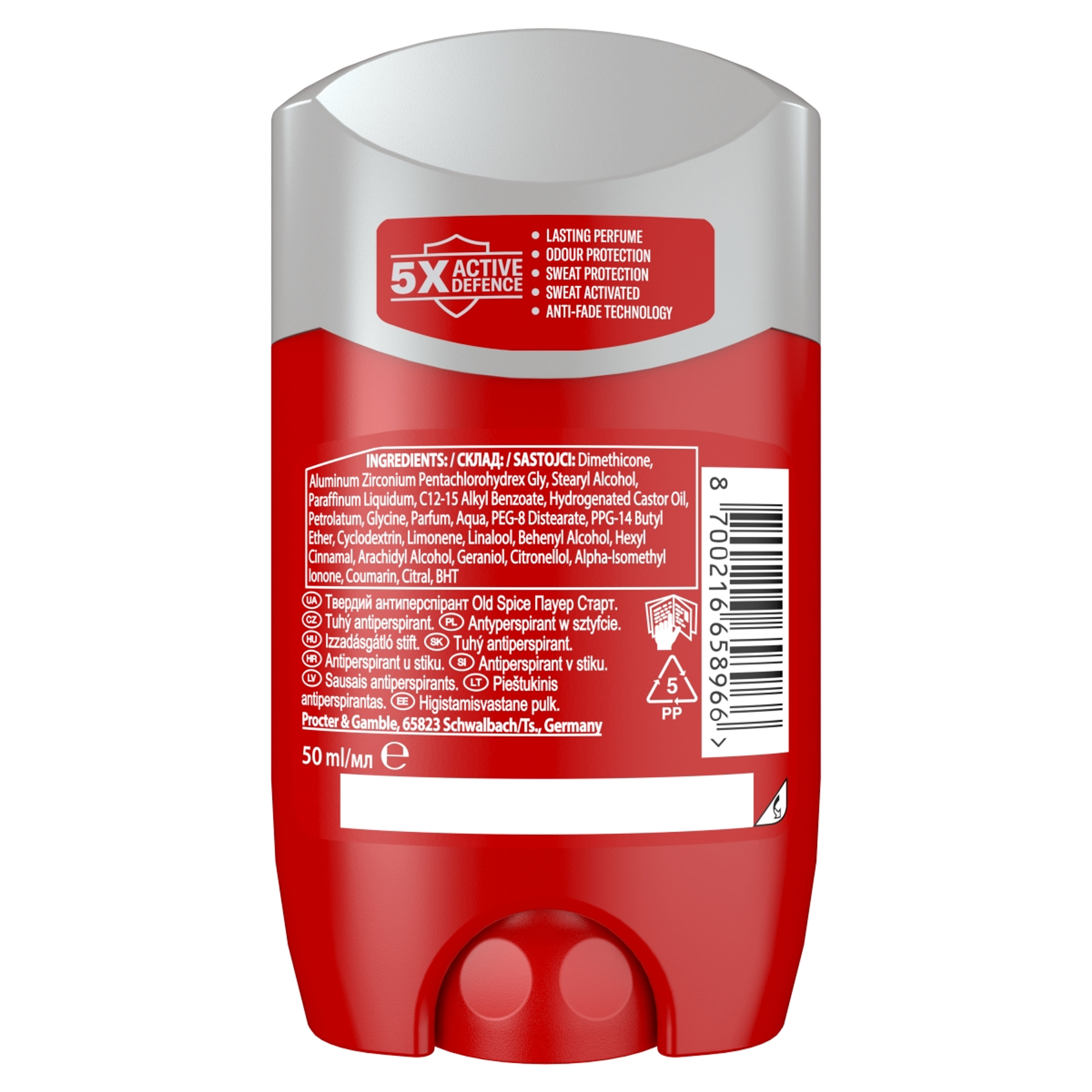 Old Spice Power Start férfi stift dezodor - 50ml-2