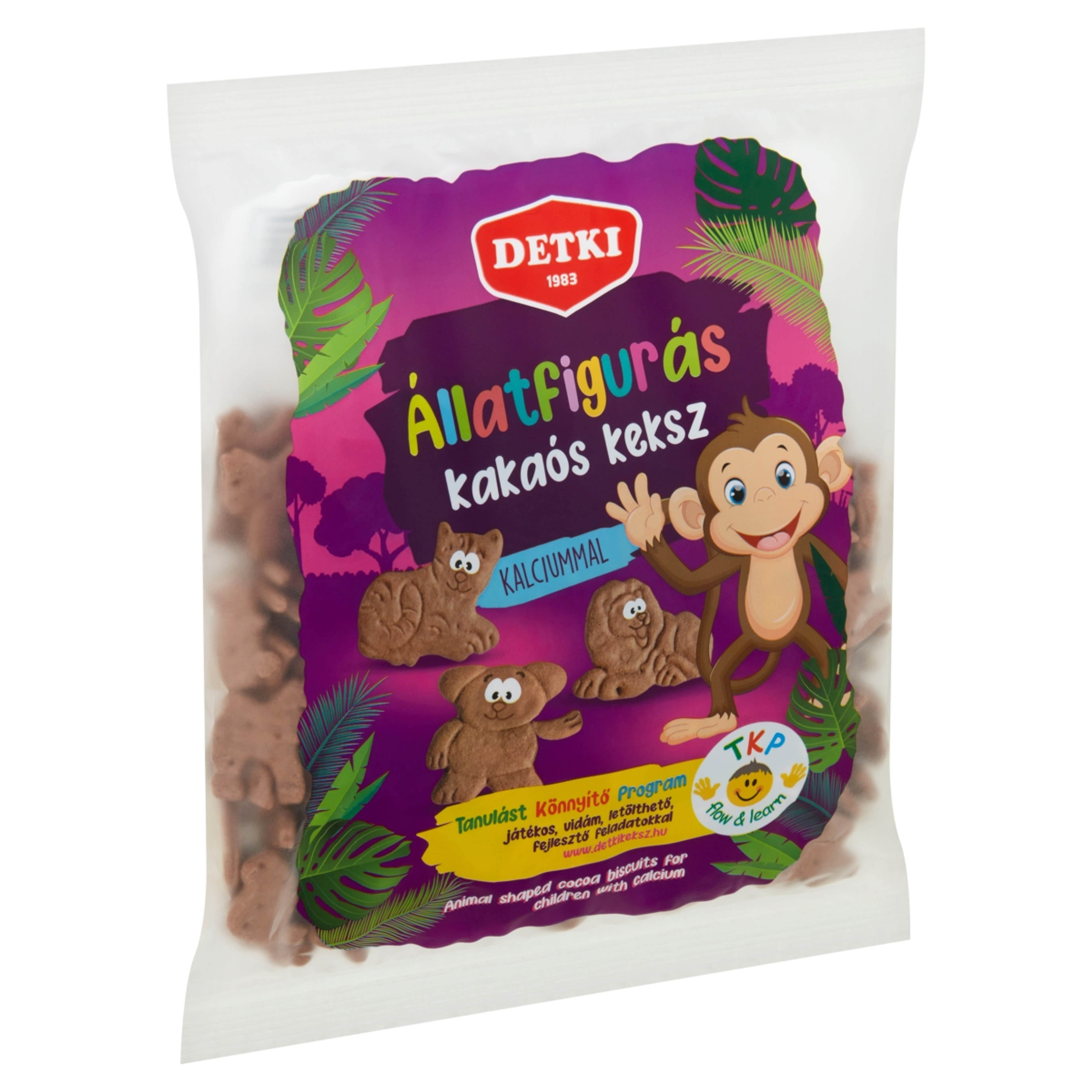 Detki állatfigurás kakaós keksz kalciummal - 160 g-2