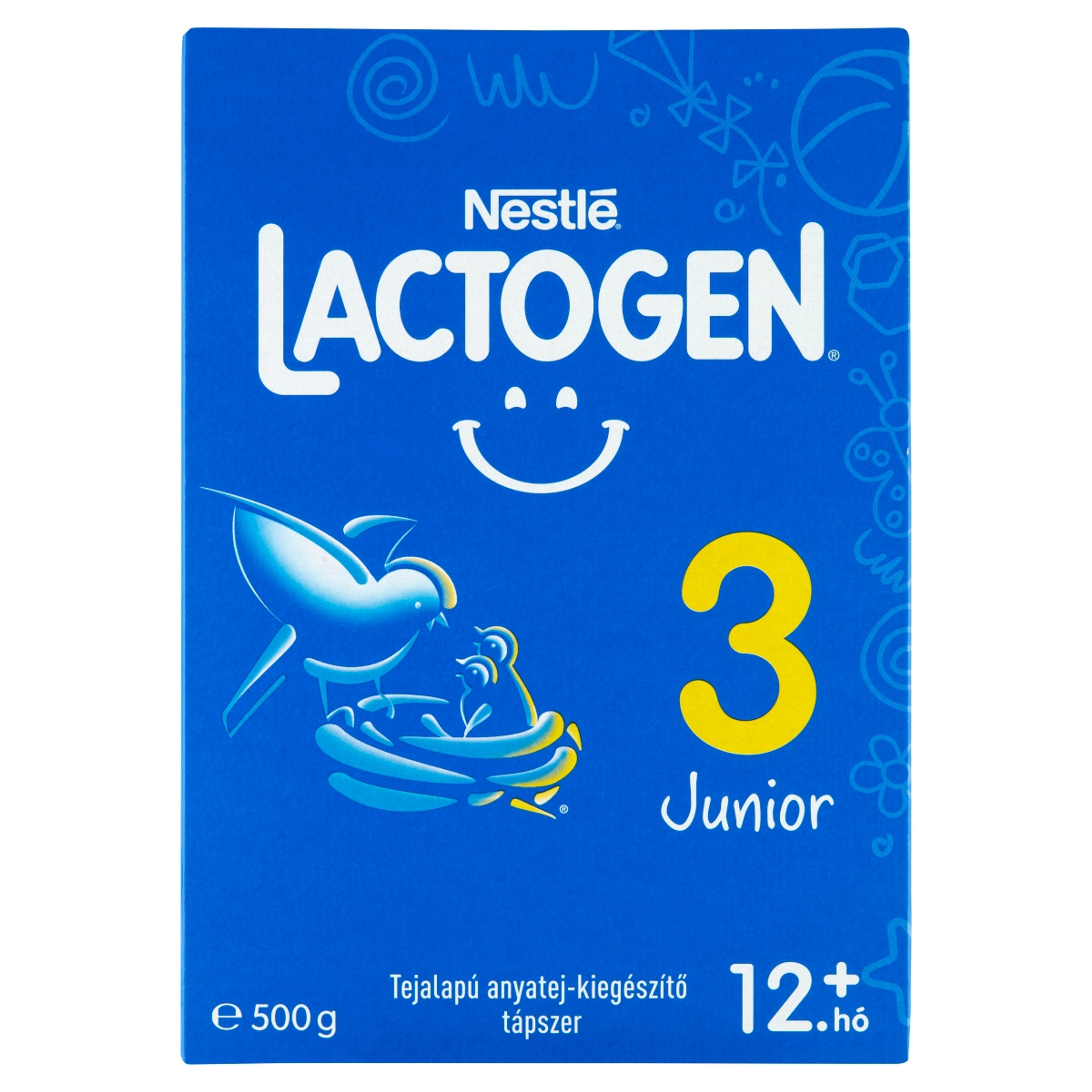 Nestlé Lactogen 3 Junior tápszer 12 hónapos kortól - 500 g