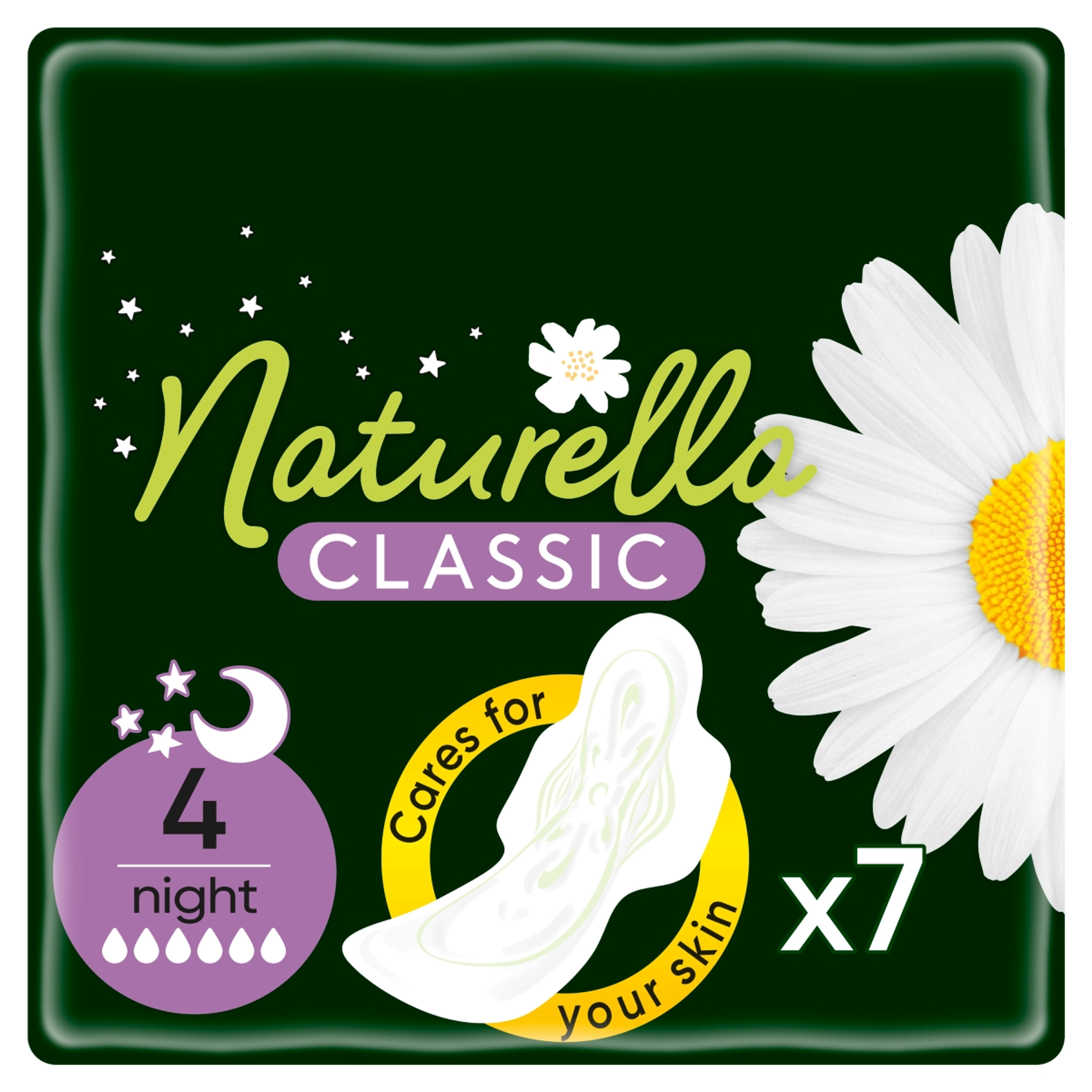 Naturella Classic Night Camomile egészségügyi betét - 7 db-8
