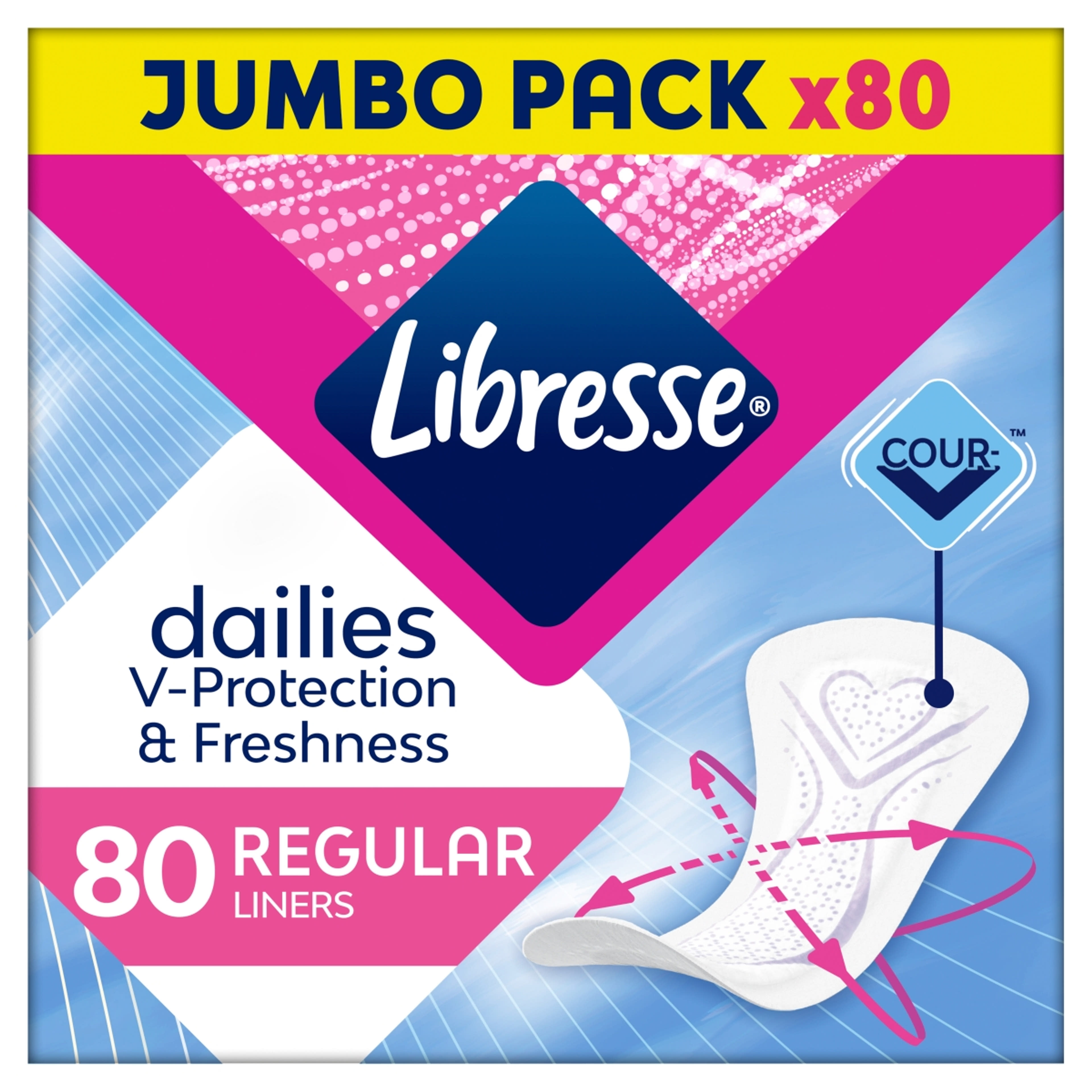 Libresse Dailies Regular normál tisztasági betét - 80 db-6