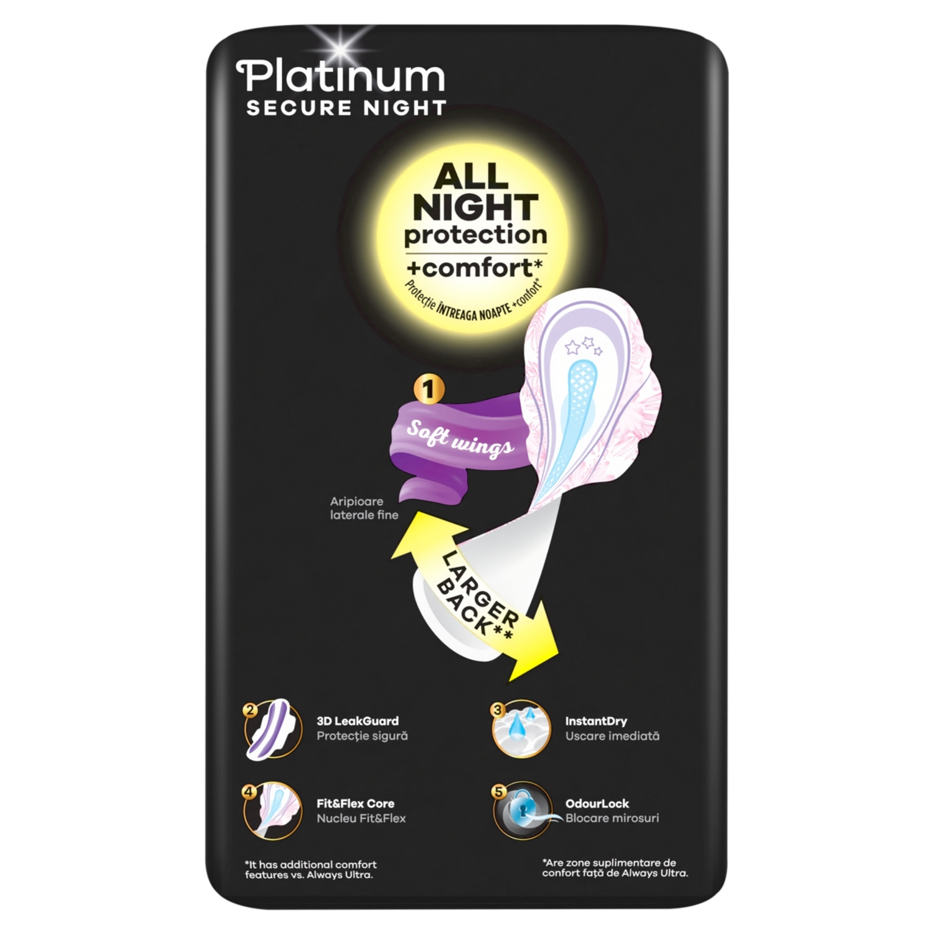 Always Platinum Secure Night egészségügyi betét - 20 db-3