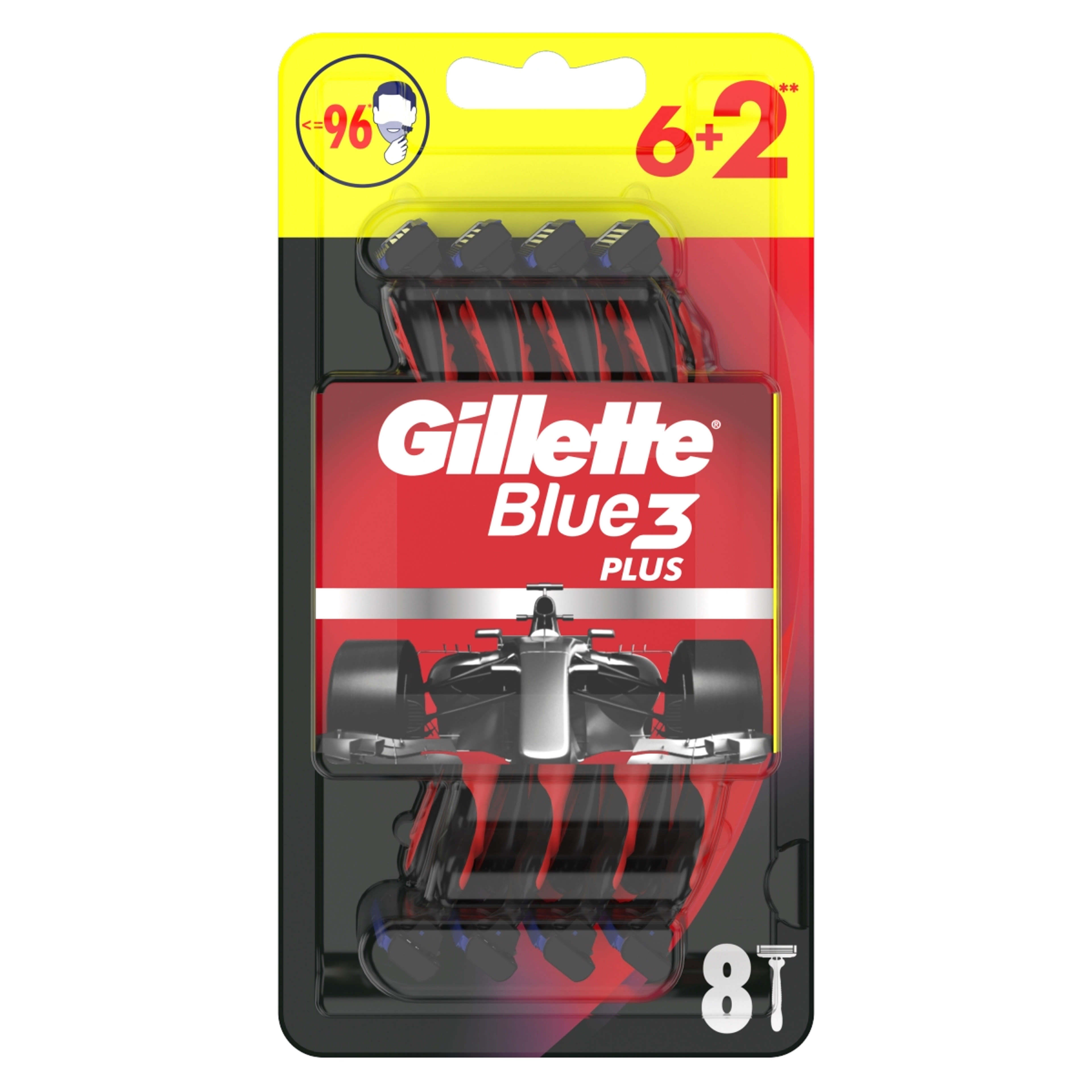 Gillette Blue3 Plus eldobható férfi borotva - 8 db-1