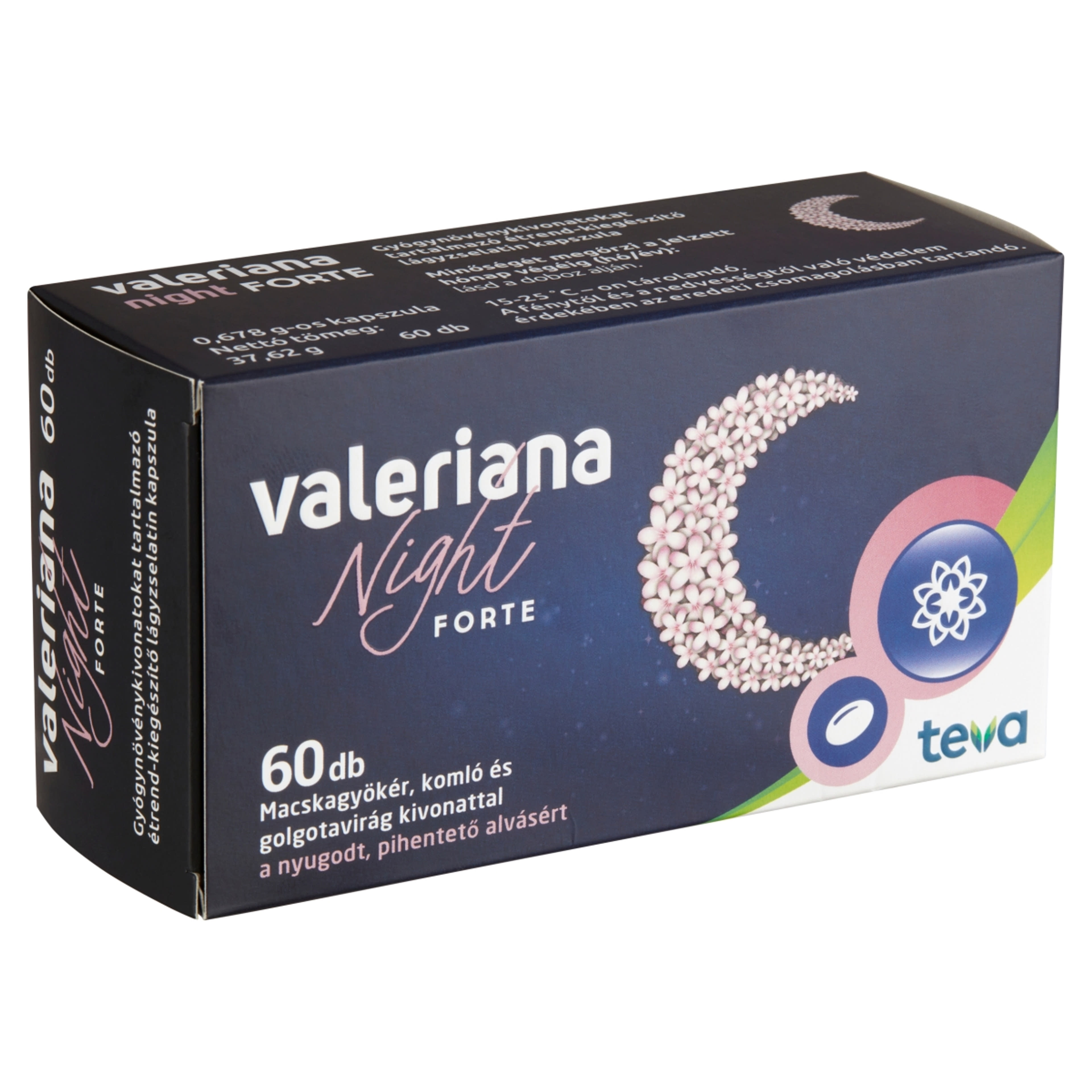 Valeriana night forte kapszula - 60 db-2