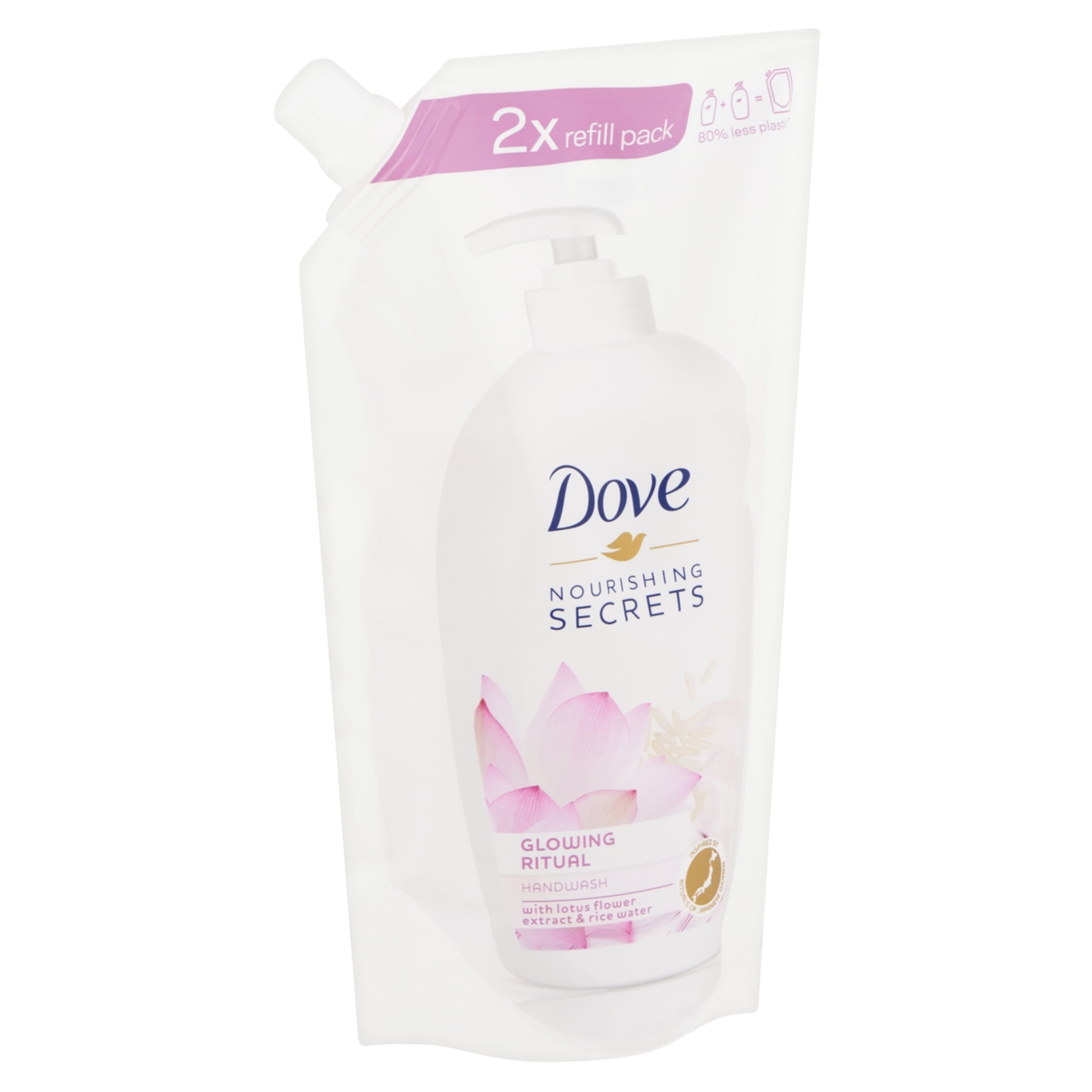 Dove folyékony szappan utántöltő Glowing - 500 ml-2
