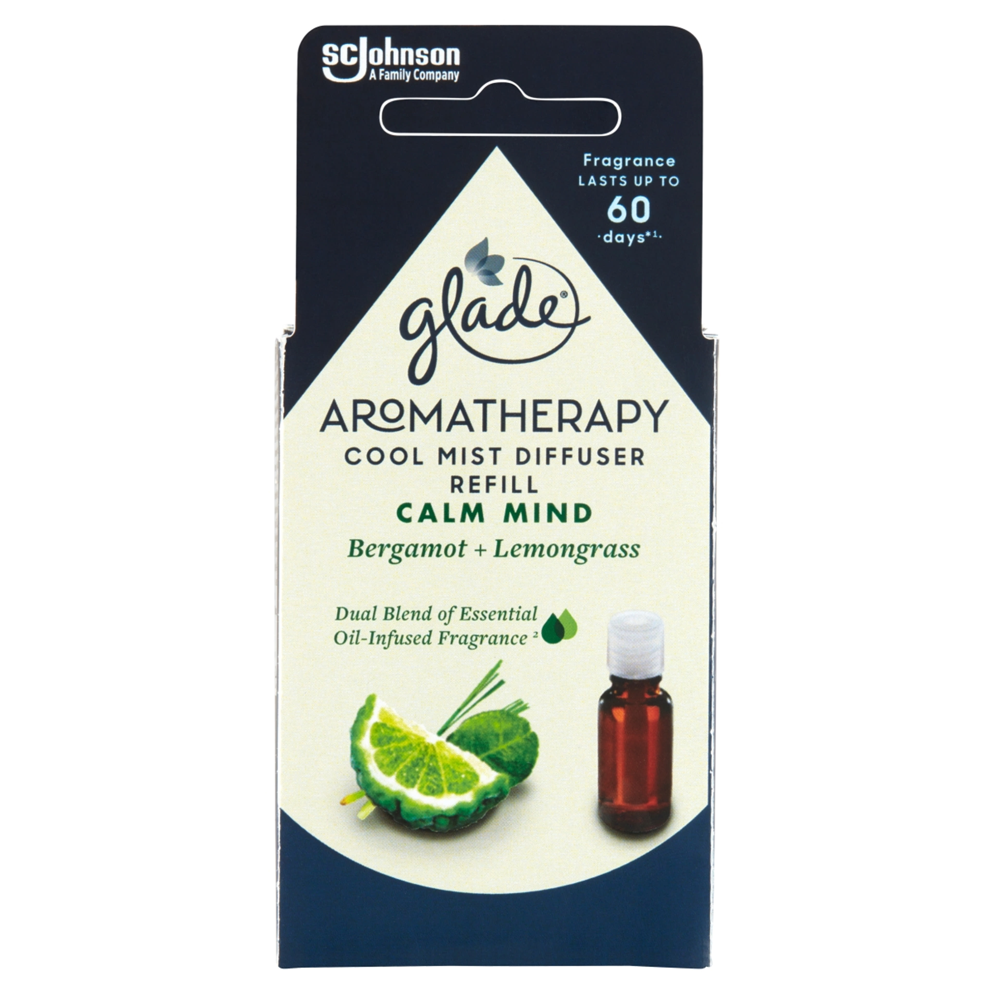 Glade Aromatherapy Cool Mist Diffuser párologtató utántöltő - Calm Mind - 17,4 ml