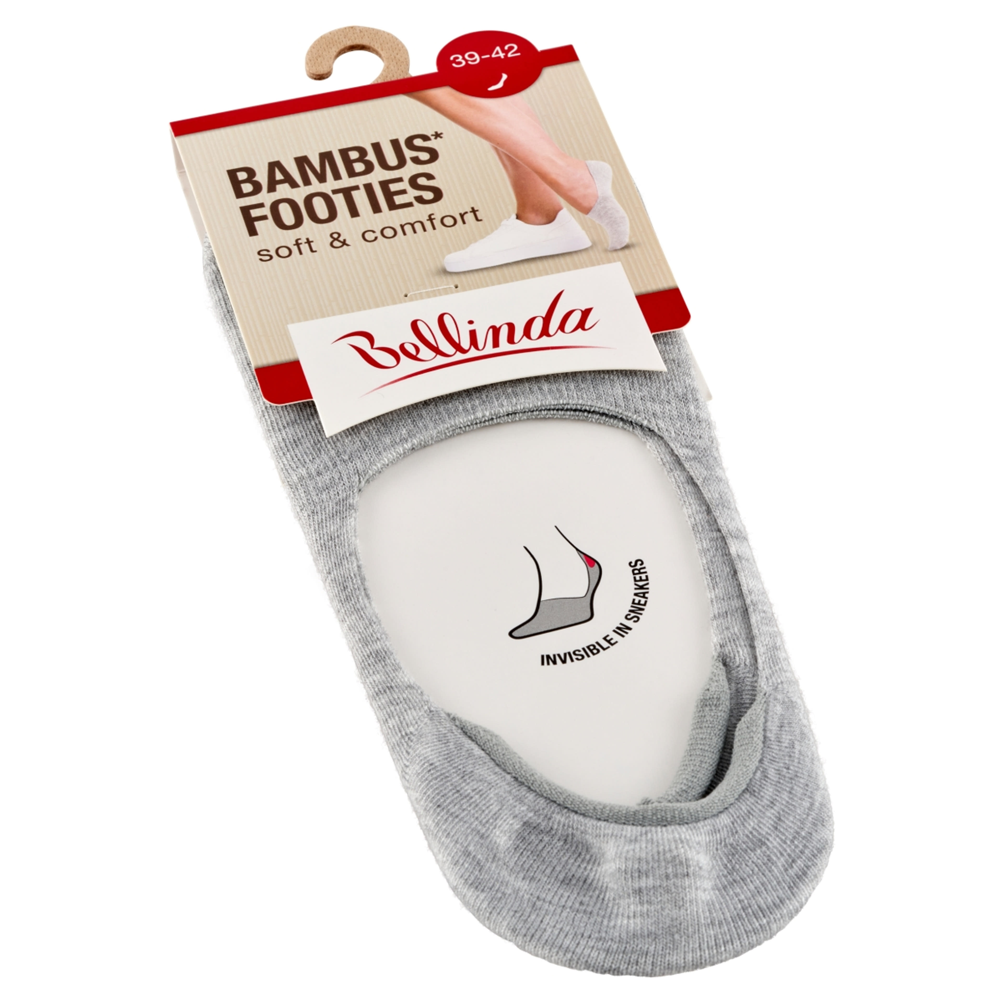Bellinda Bambus titokzokni /szürke 39-42 - 1 db-2