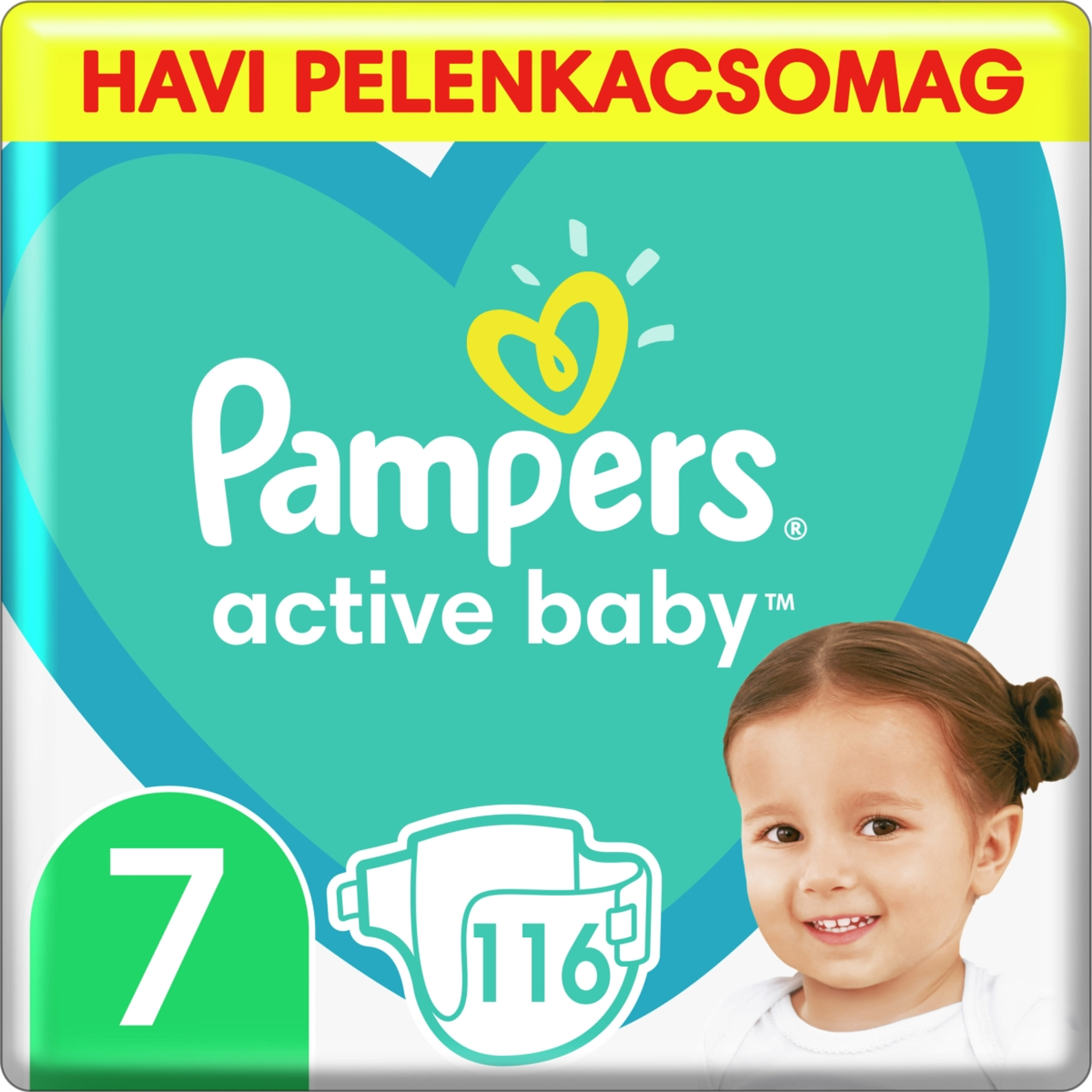Pampers Active Baby monthly pack 7-es 15+ kg - 116 db-8