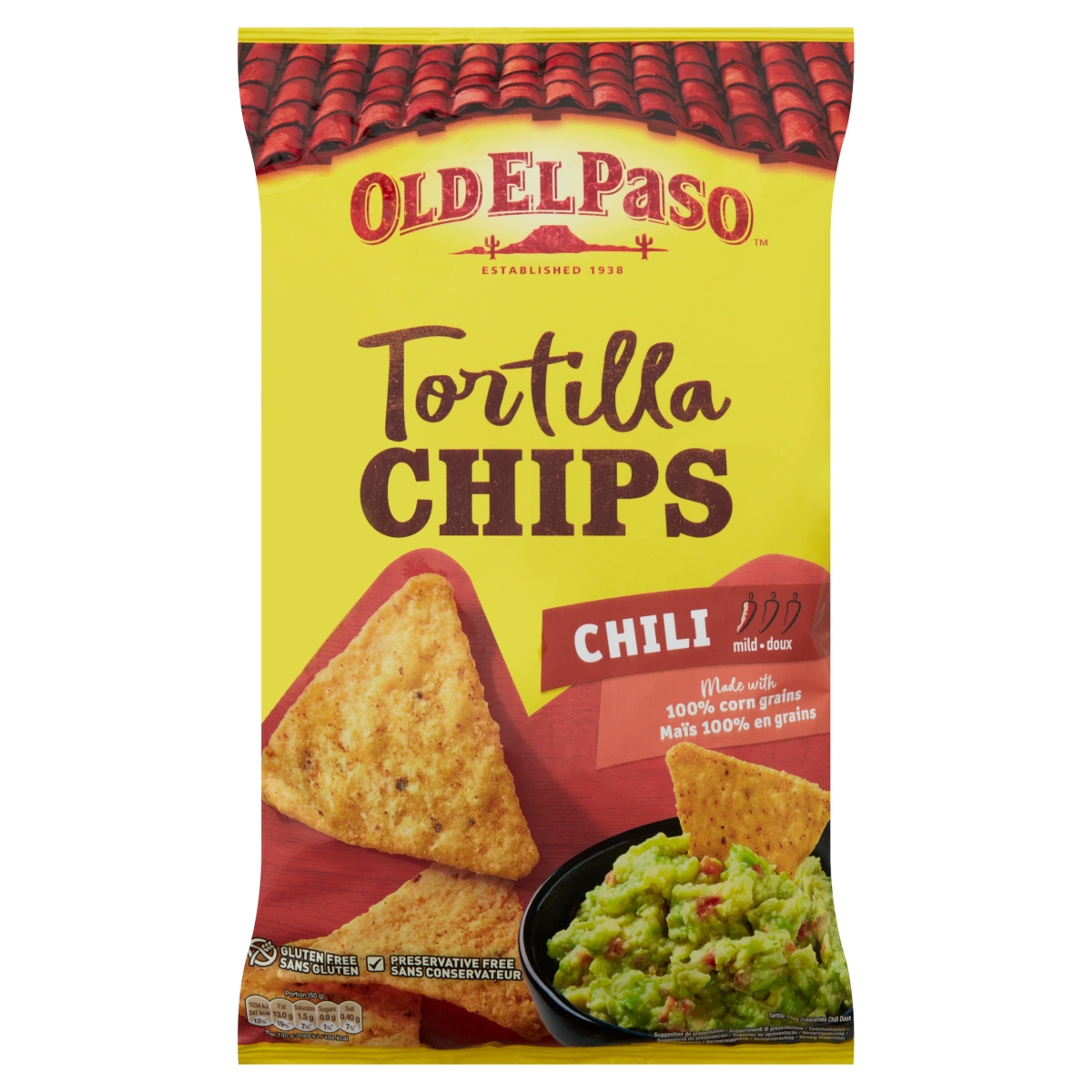 Old El Paso Chips Chilis tortilla - 185 g