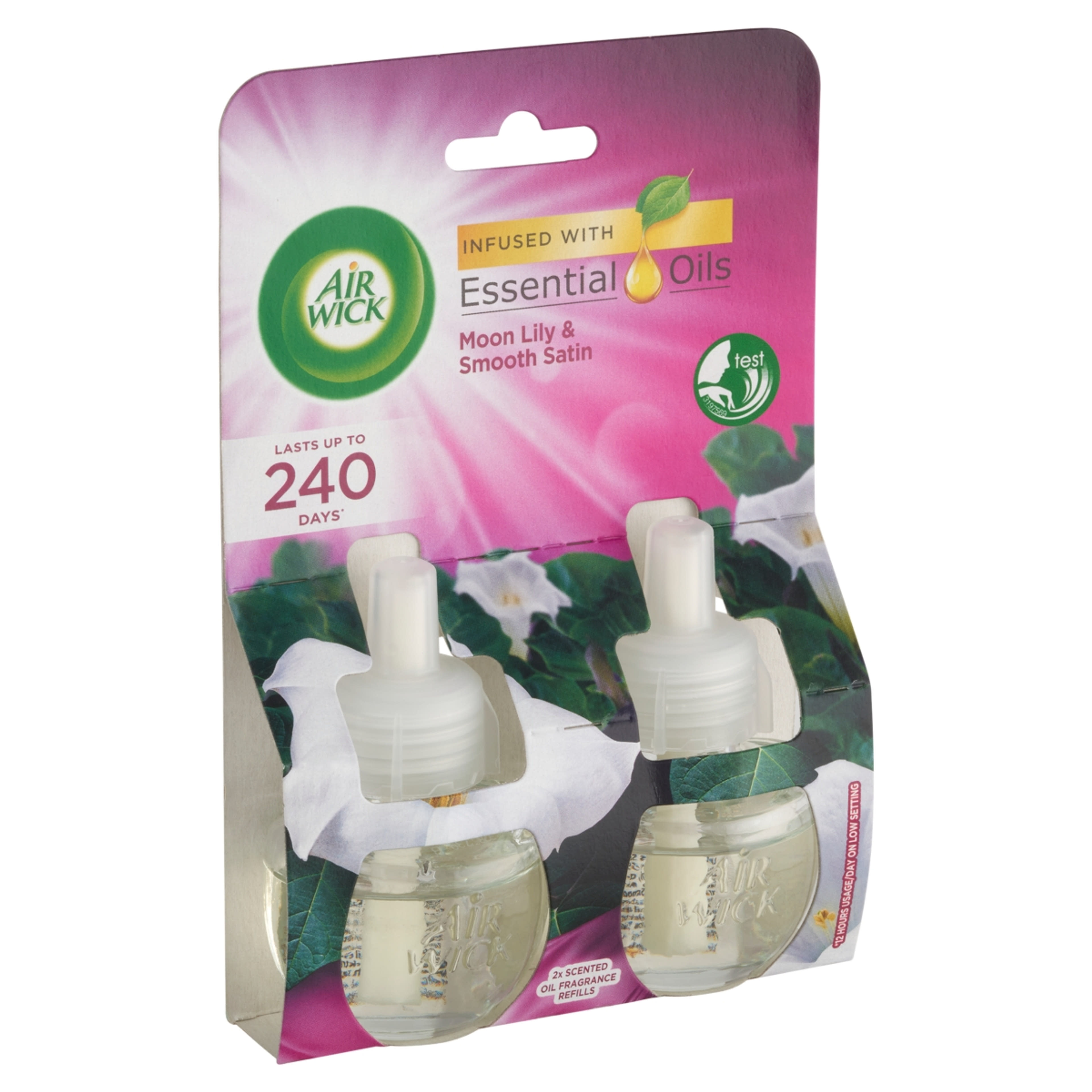 Air Wick Active Fresh elektormos légfrissítő utántöltő bársonyos éji liliom illattal - 38 ml-2