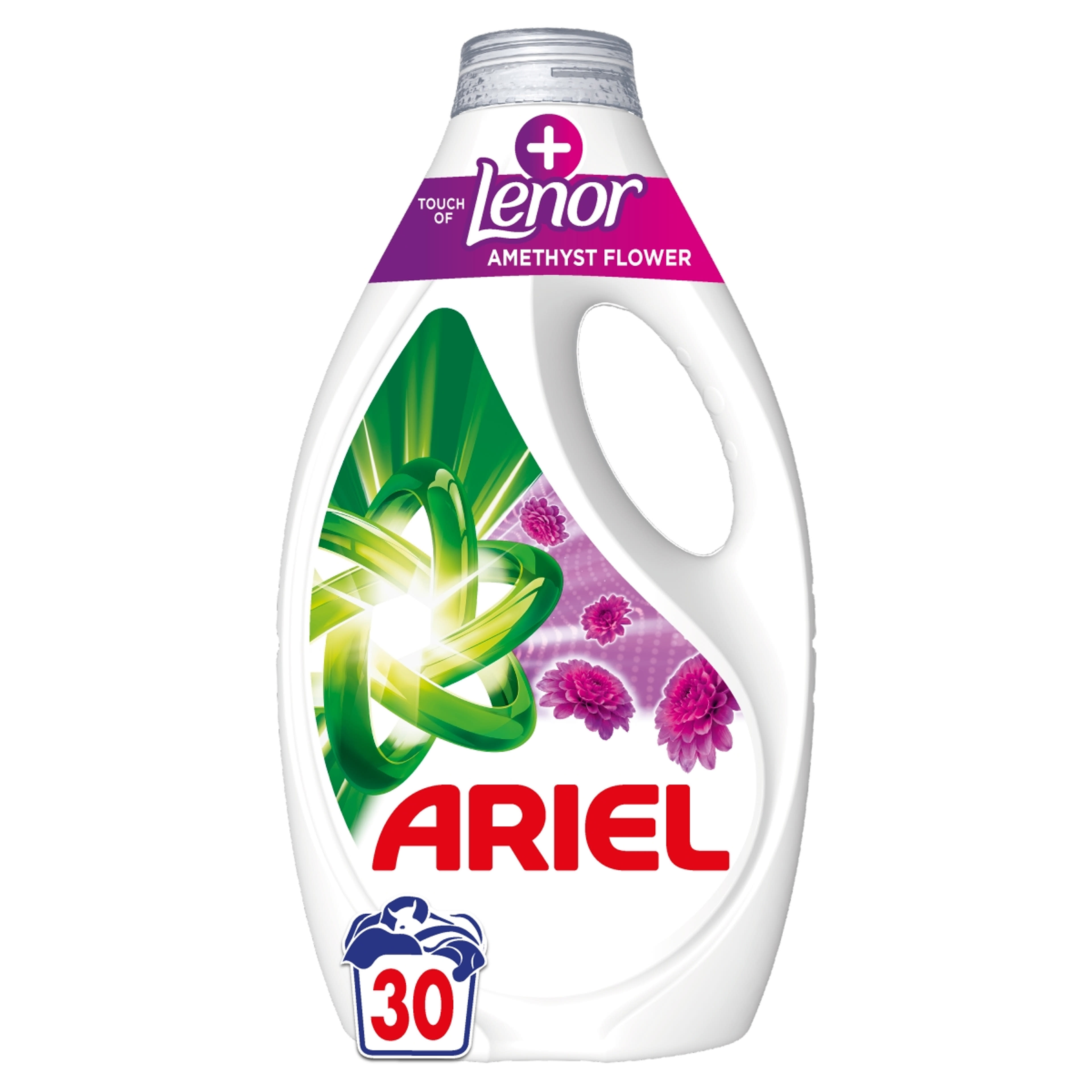Ariel Touch Of Lenor Amethyst Flower folyékony mosószer 30 mosáshoz - 1350 ml-8