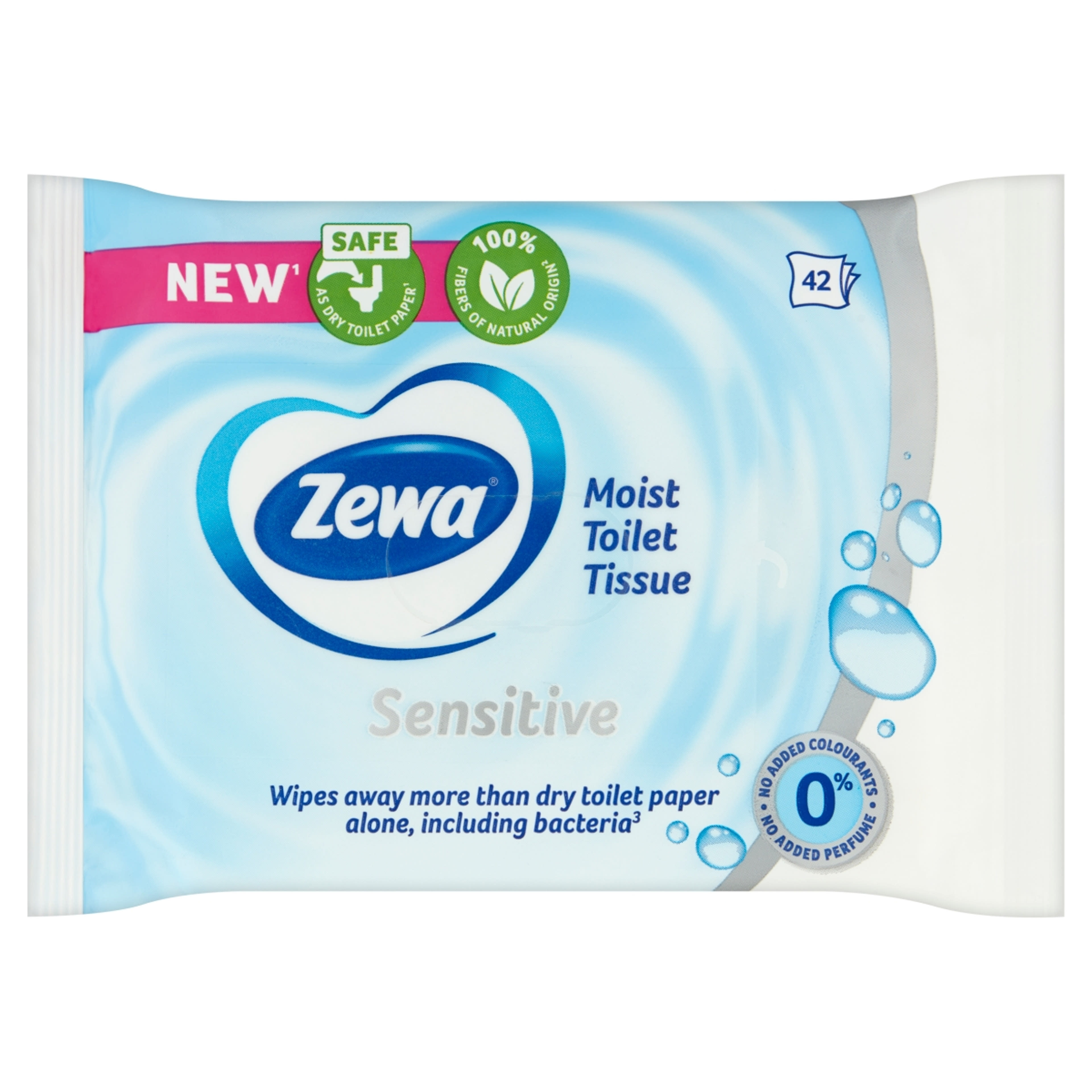 Zewa Pure nedves toalettpapír - 42 db