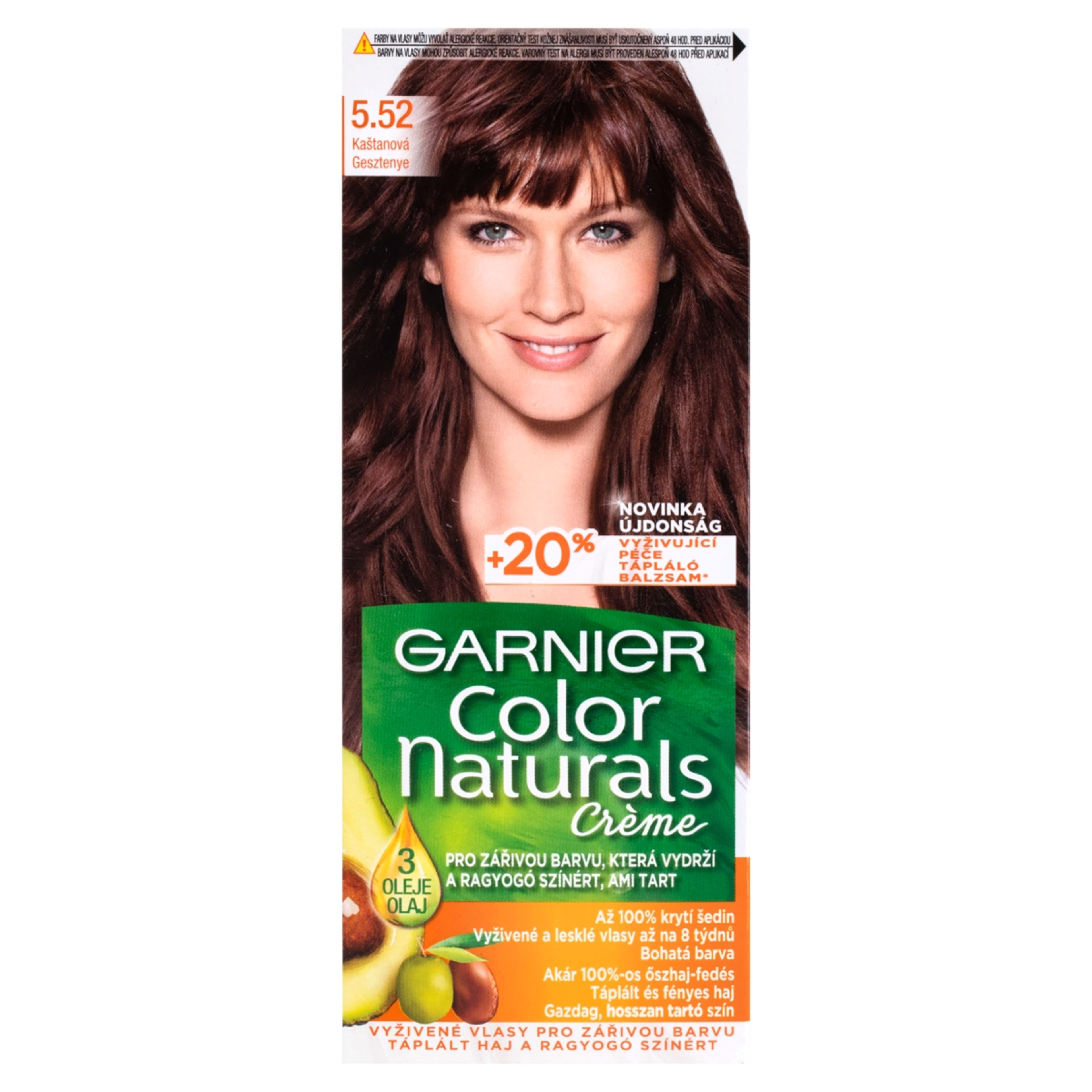 Garnier Color Naturals Tartós hajfesték 5.52 Gesztenye - 1 db